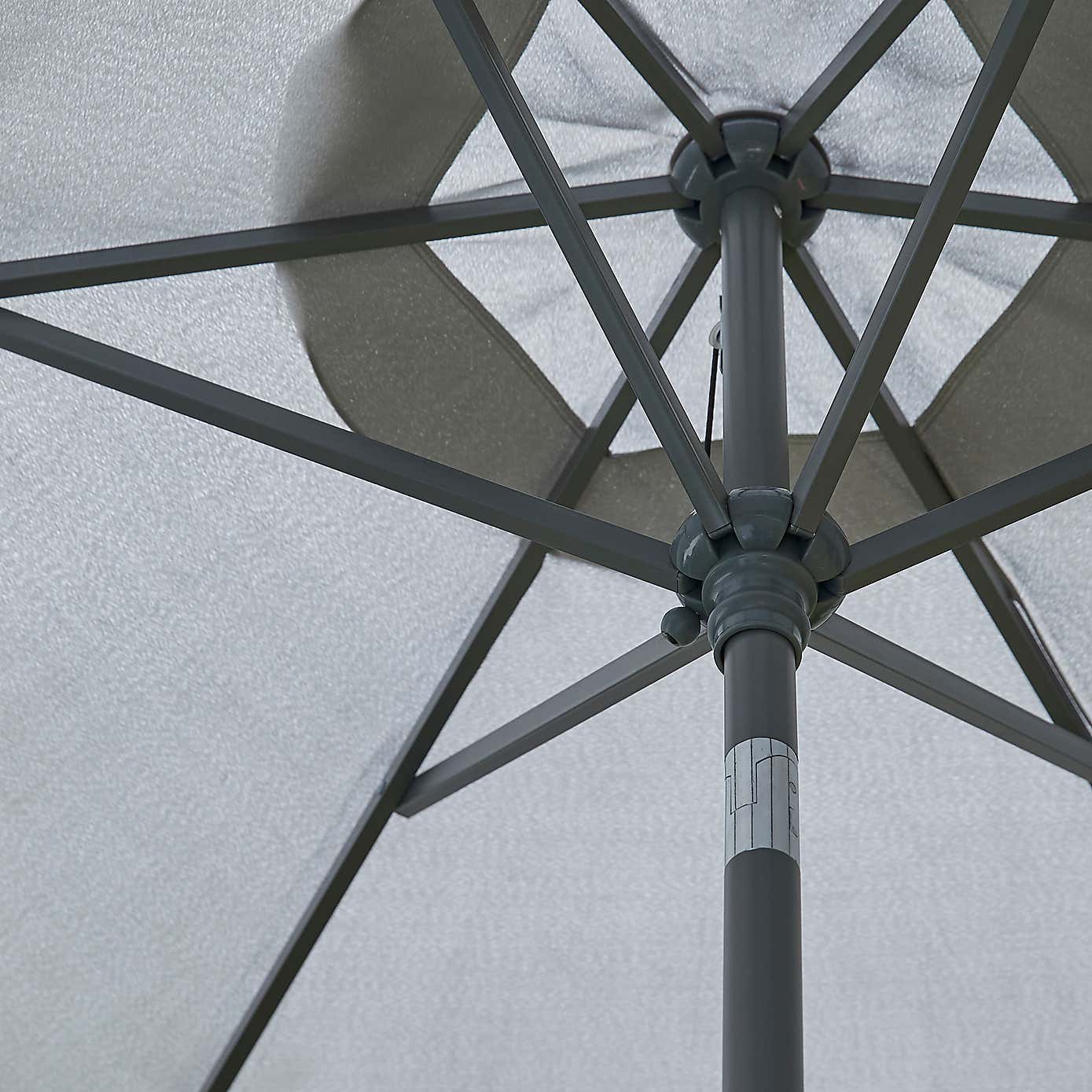 Grey 2.7m Parasol