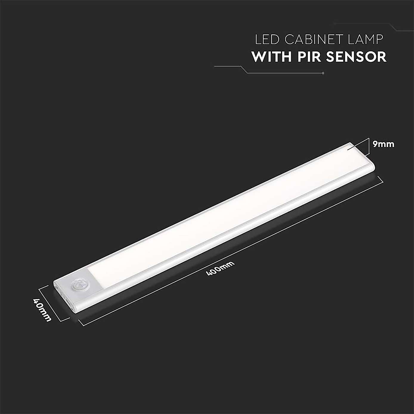 V-TAC 2W PIR Motion Sensor LED Cabinet Light