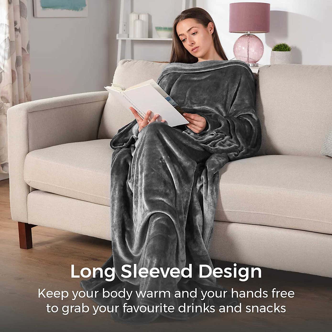Heated Wearable Blanket Throw