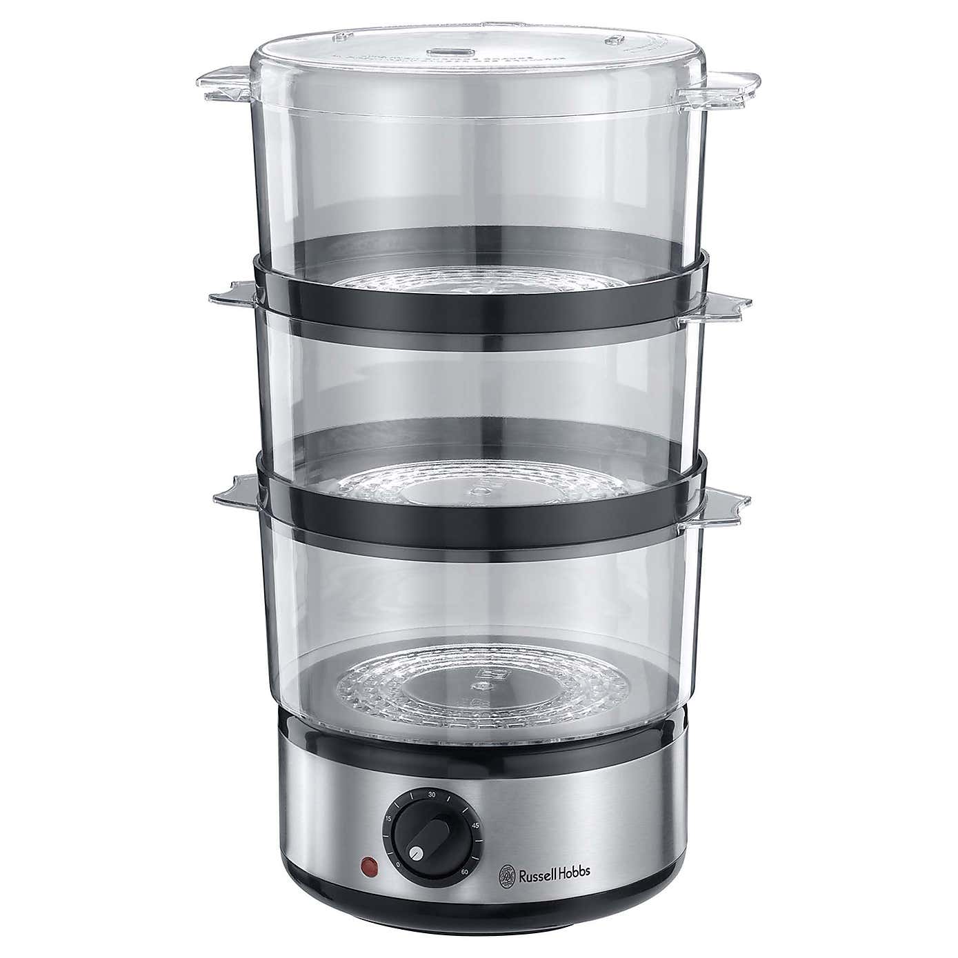 Russell Hobbs Food Collection Stainless Steel 3 Tier Food Steamer