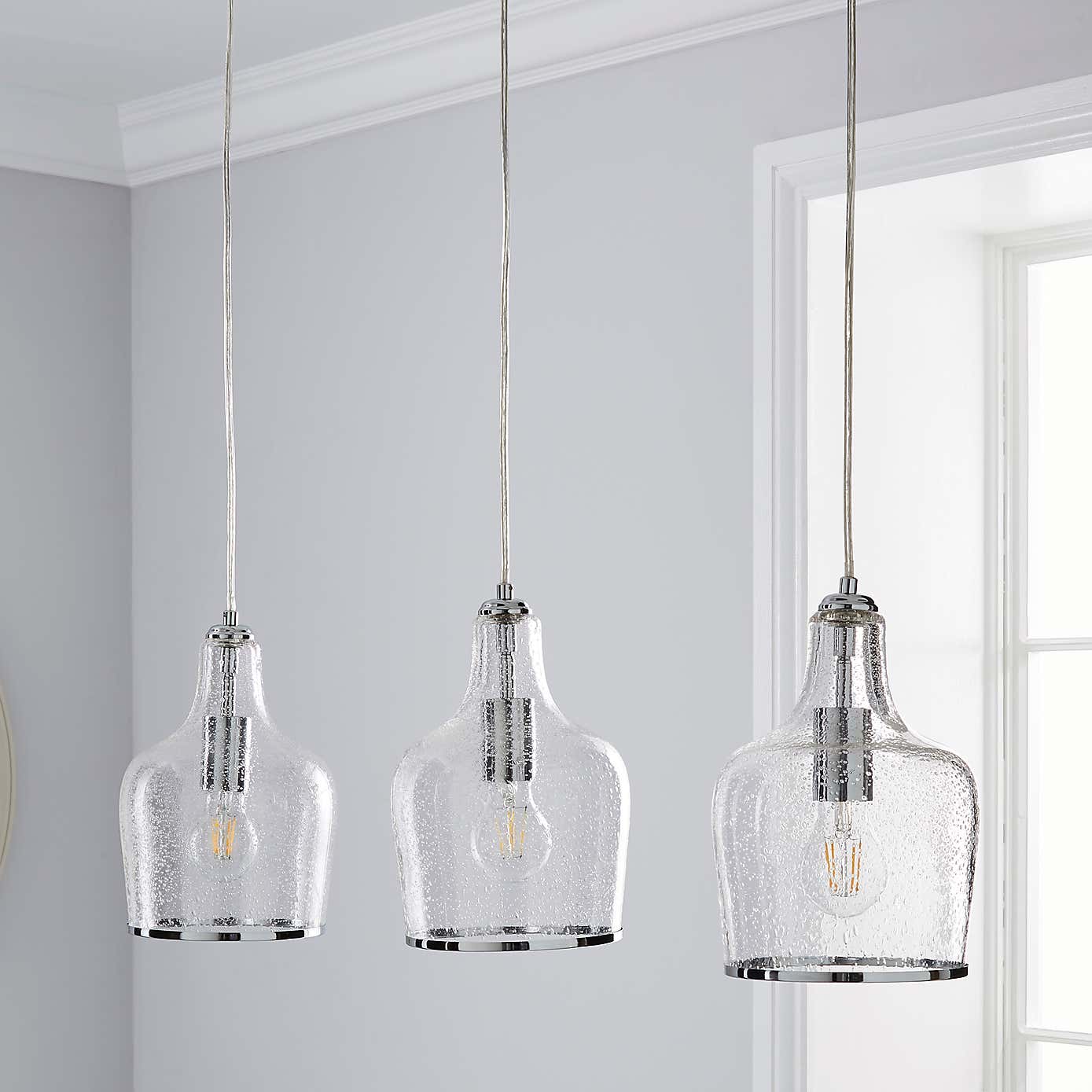 Lenny 3 Light Diner Ceiling Fitting