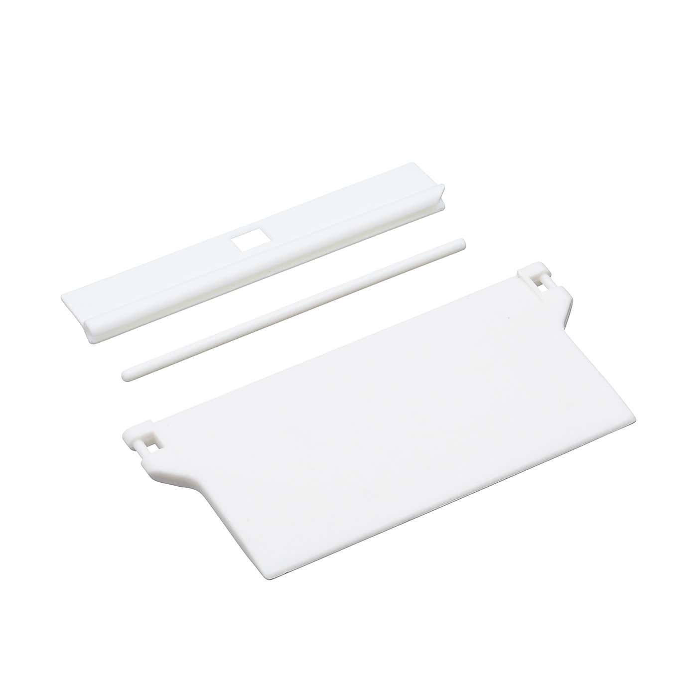 Pack of Five Vertical Blind Hangers and Weights