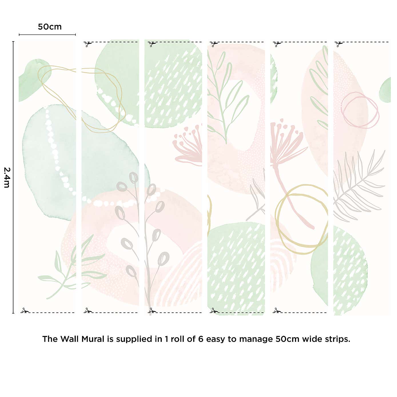 Abstract Pattern Mural