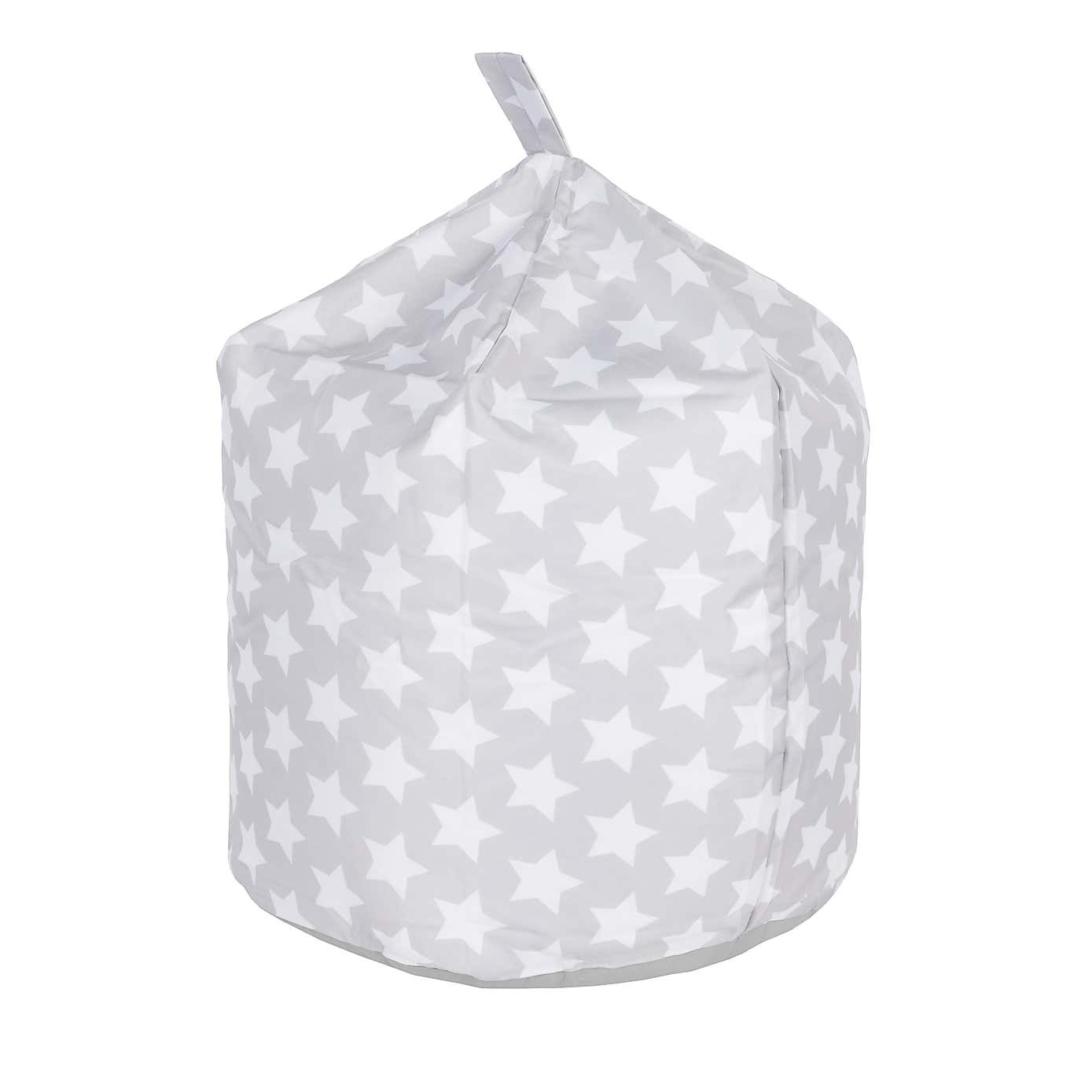Kids Grey Stars Bean Bag