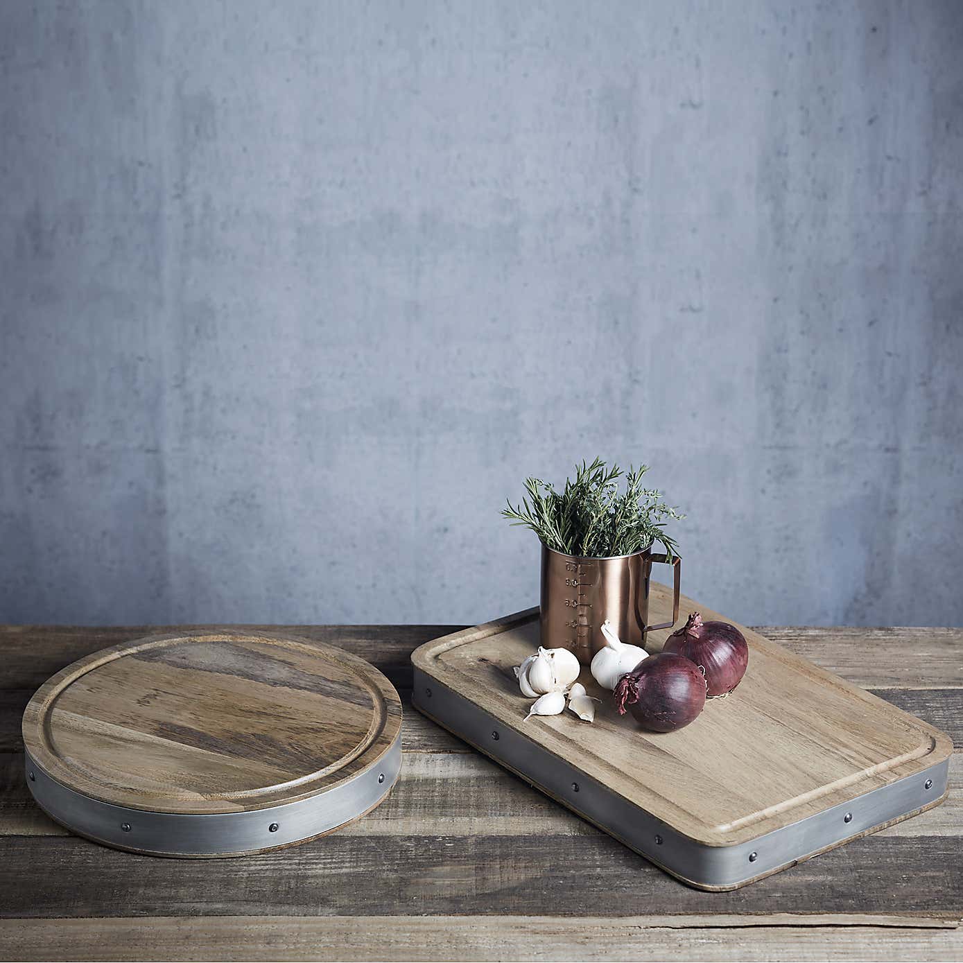 Industrial Kitchen Rectangular Butchers Block
