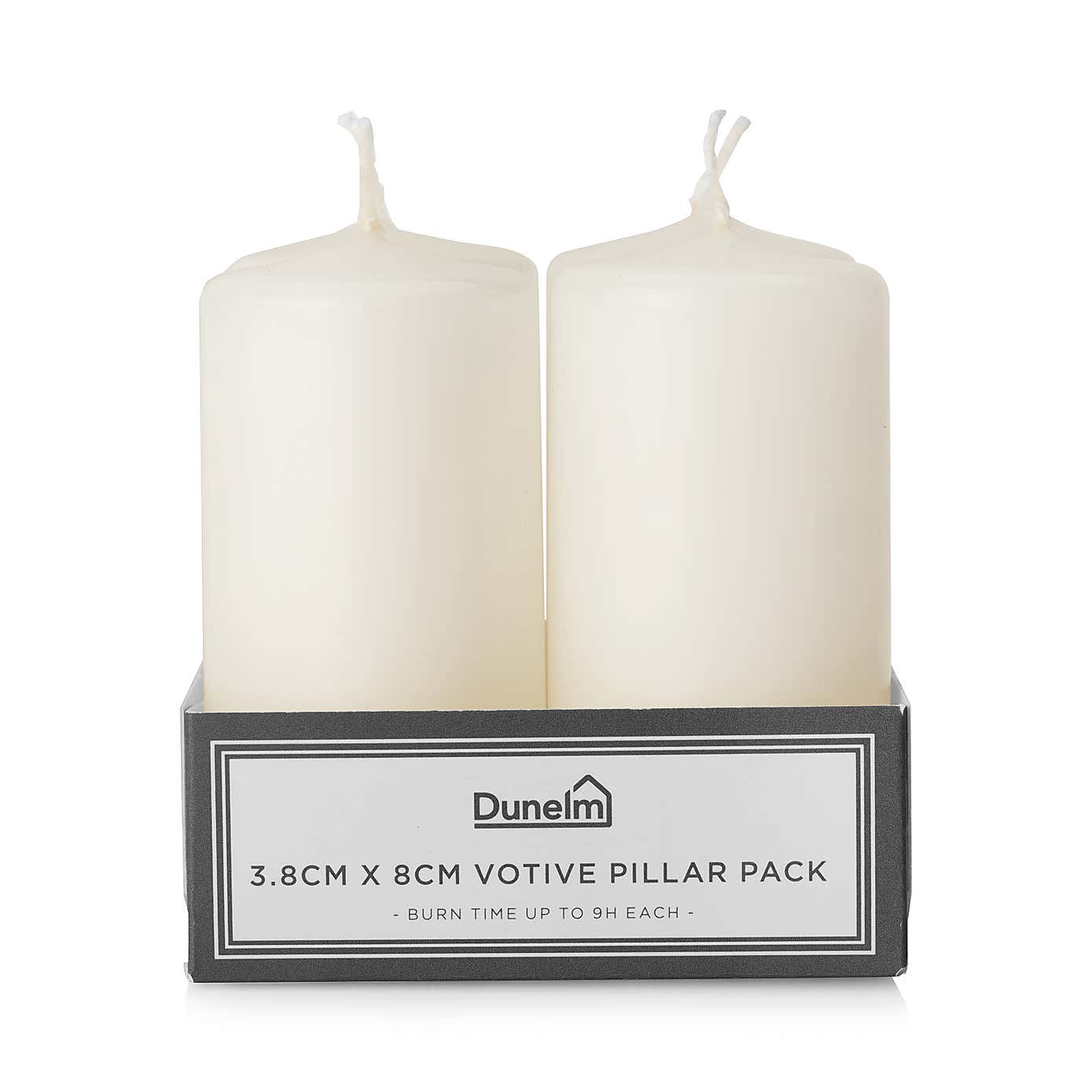 Set of 2 Votive Pillar Candles