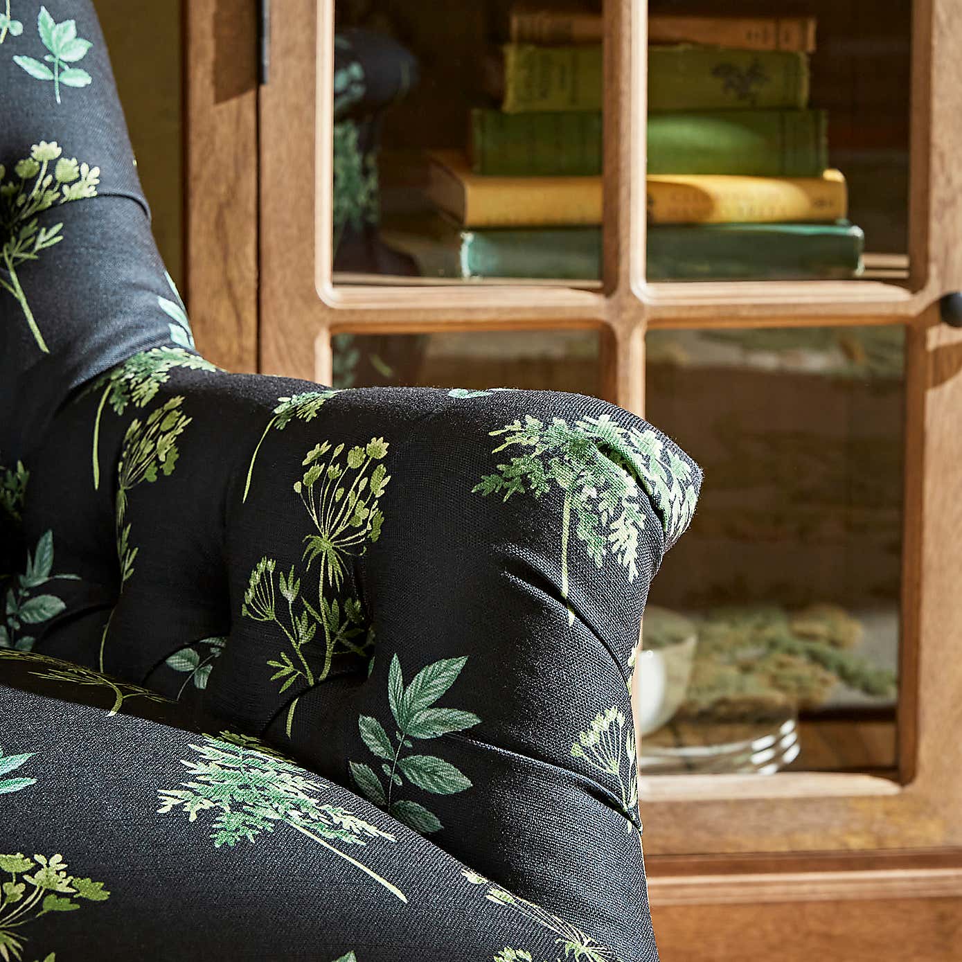 Bibury Marsh Botanical Print Armchair