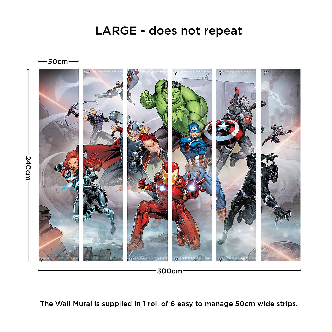 Marvel Avengers Wall Mural