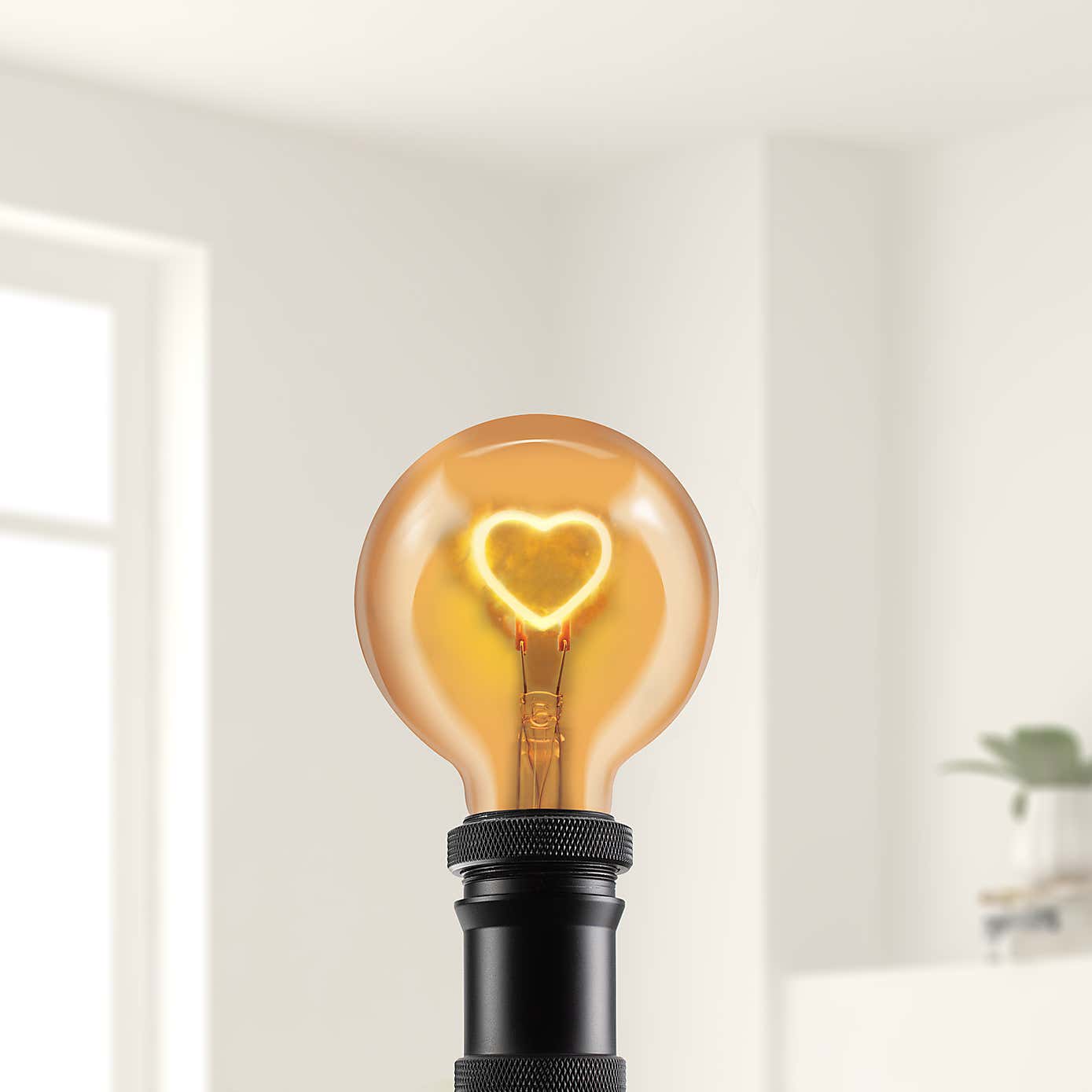 Decorative Heart Bulb