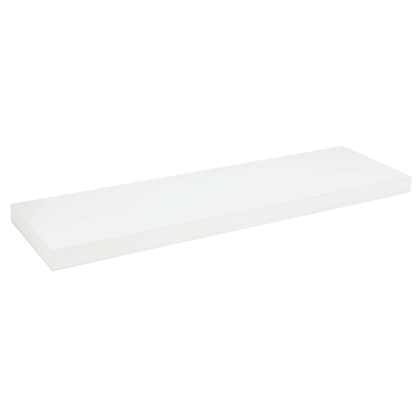 White Floating Shelf