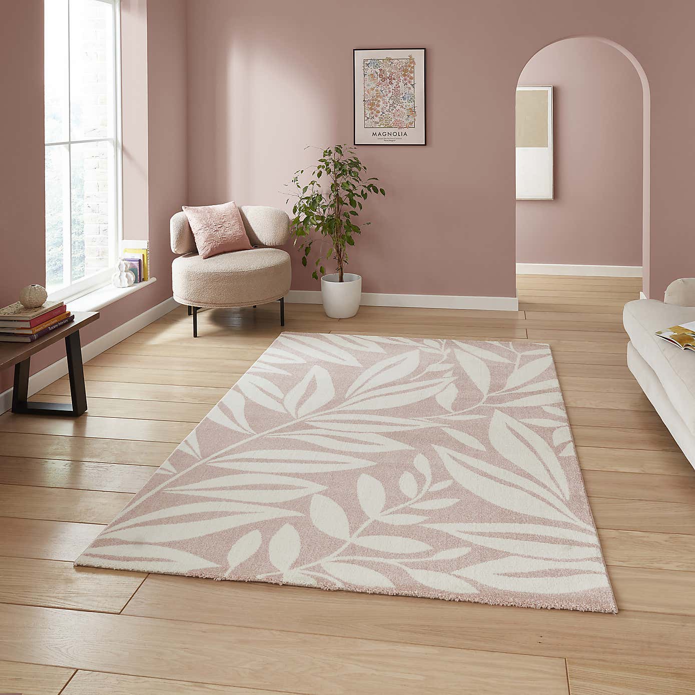 Catherine Lansfield Sorrel Leaves Rug