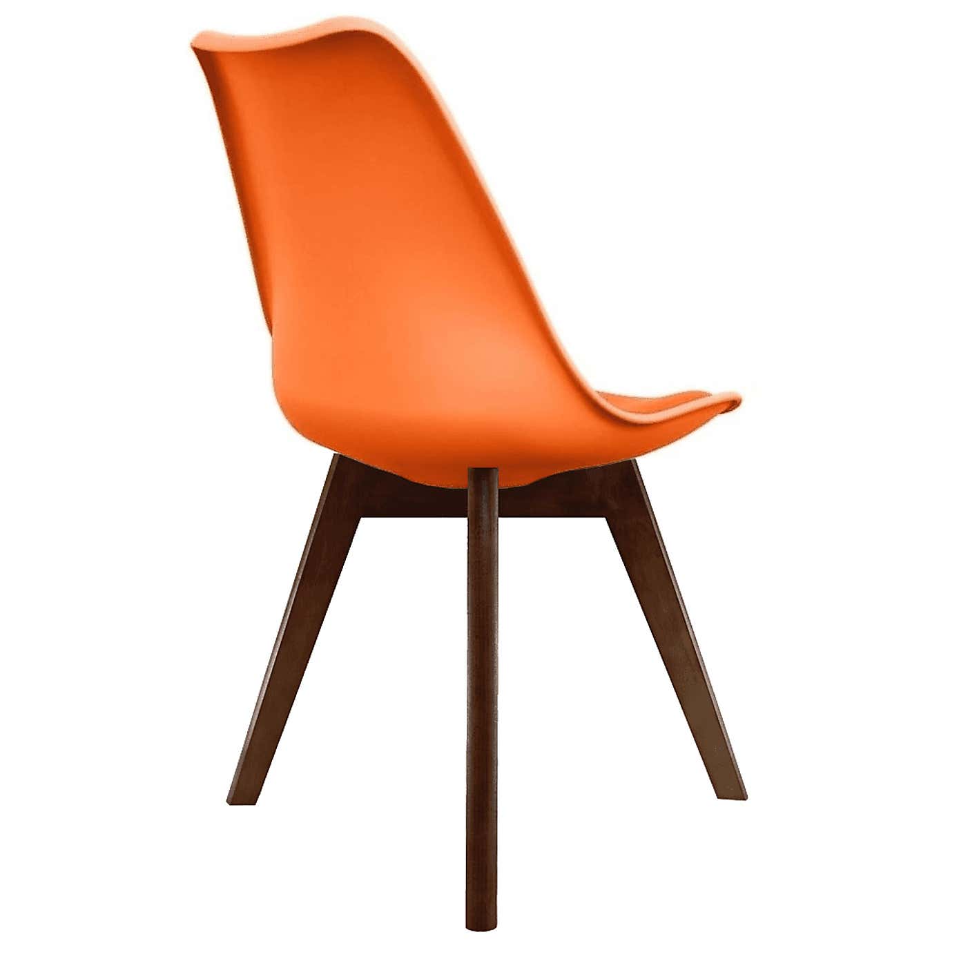 Fusion Living Soho Plastic Dining Chair with Squared Legs