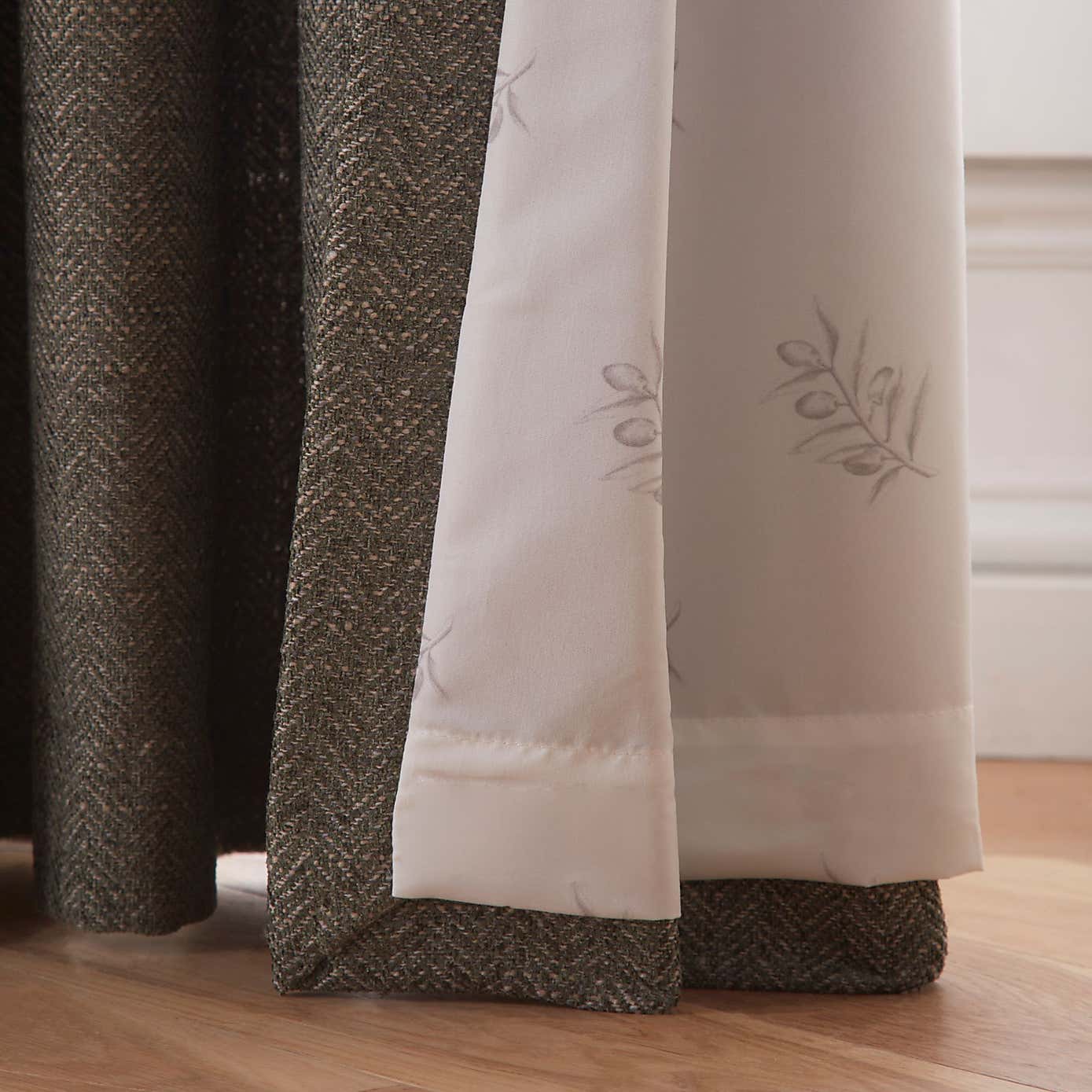 Churchgate Swithland Herringbone Eyelet Curtains