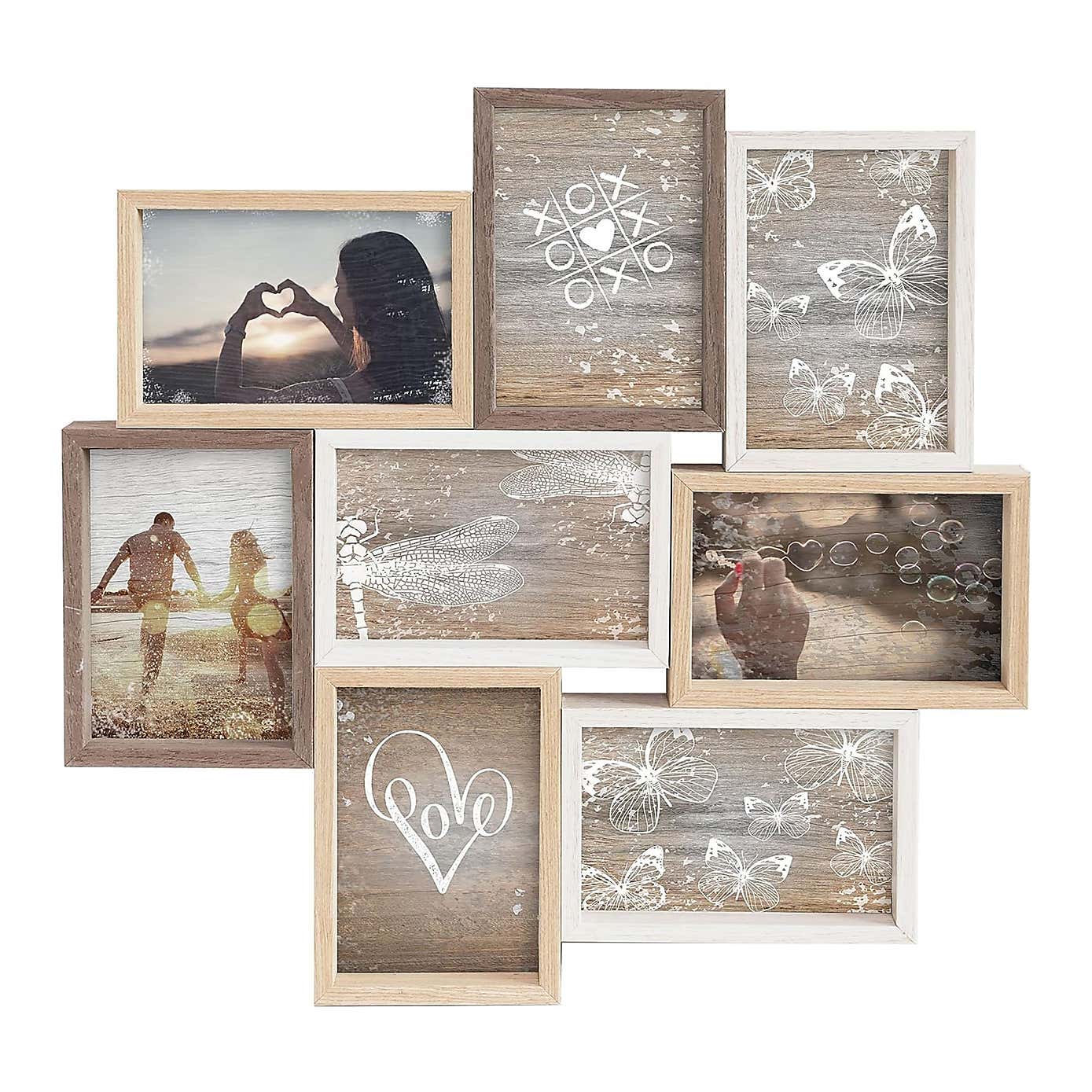 Nielsen 8 Picture Wooden Collage Photo Frame
