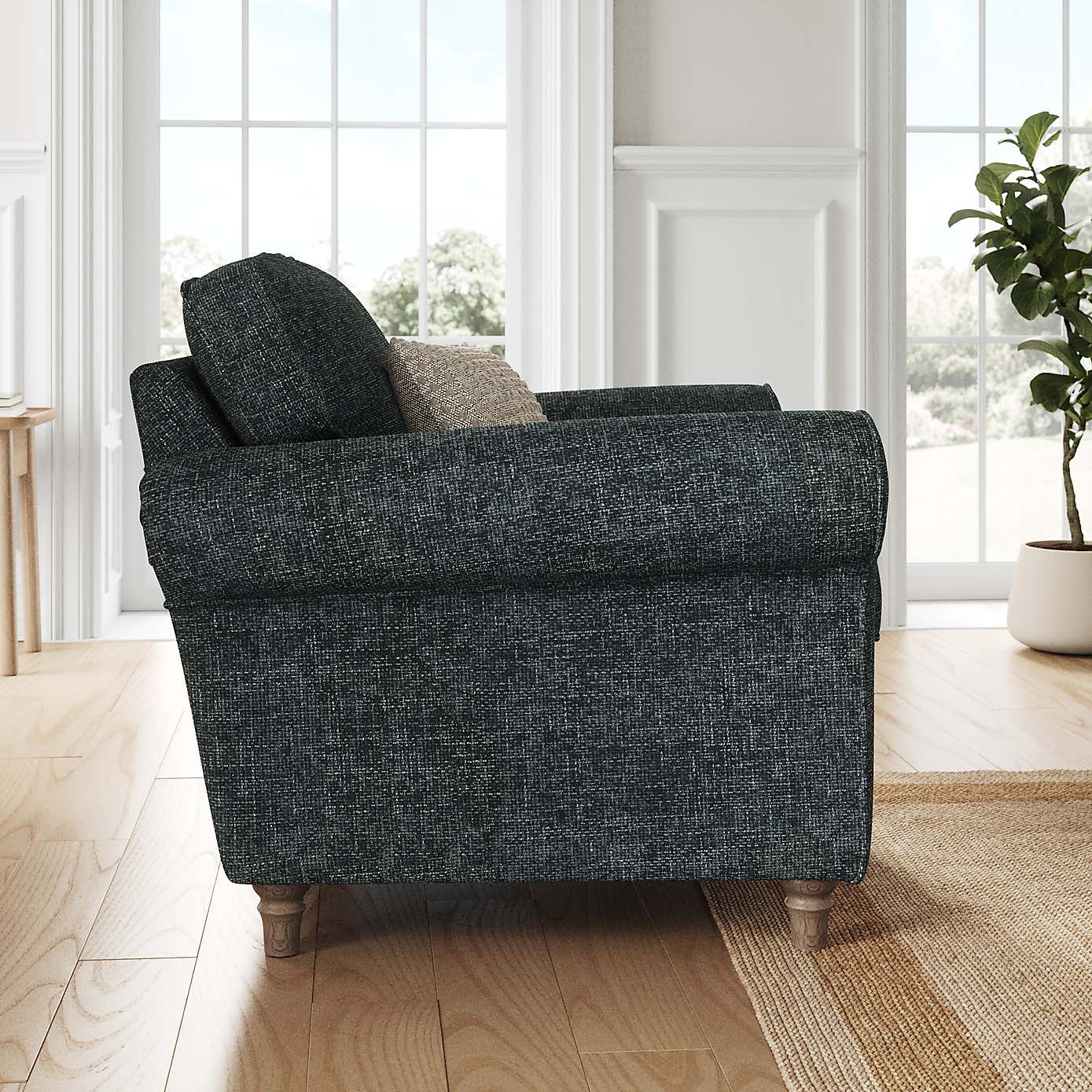 Flori Armchair, Chunky Chenille