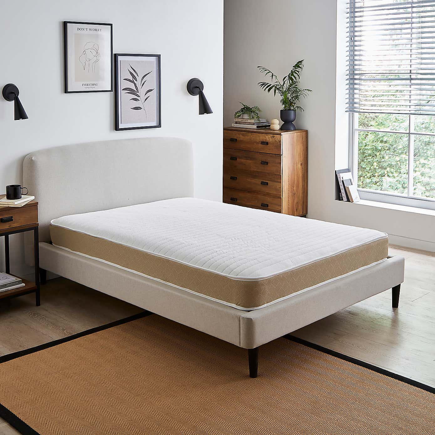 Dunelm Rolled 800 Pocket Sprung Mattress