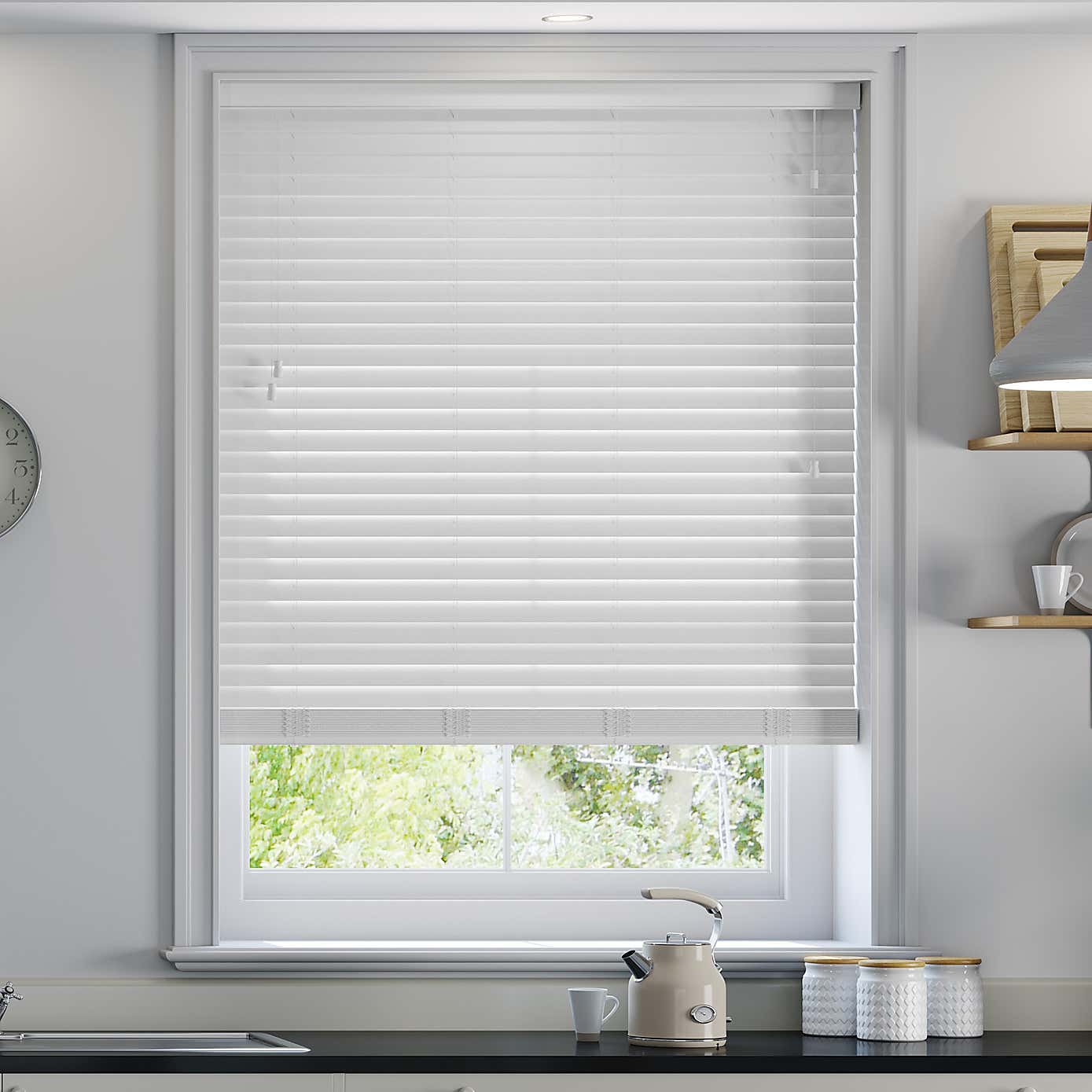50mm Slats Glacier Grey Venetian Blind
