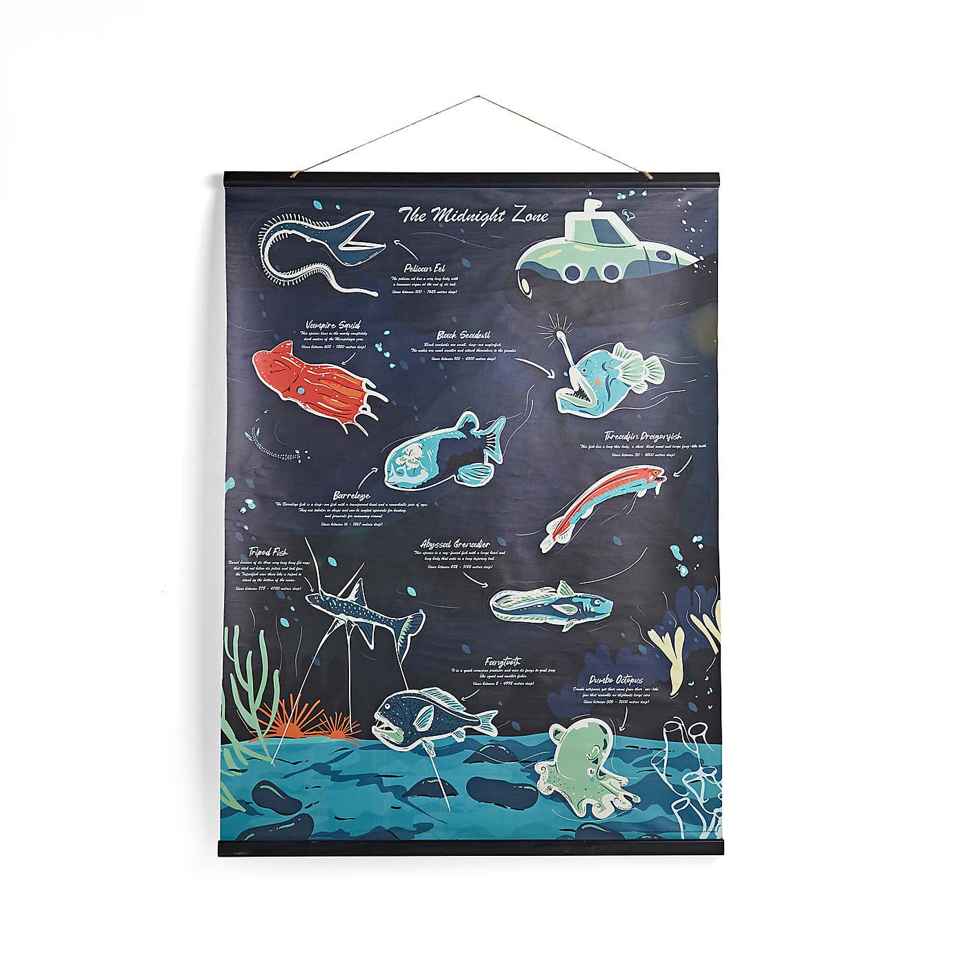 Kids Midnight Zone Hanging Mural 110cm x 150cm