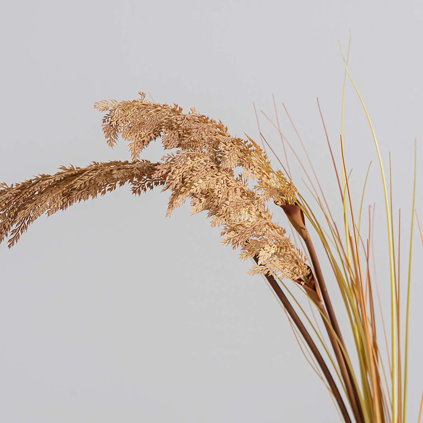 Artificial Tall Natural Seeded Grass Stem