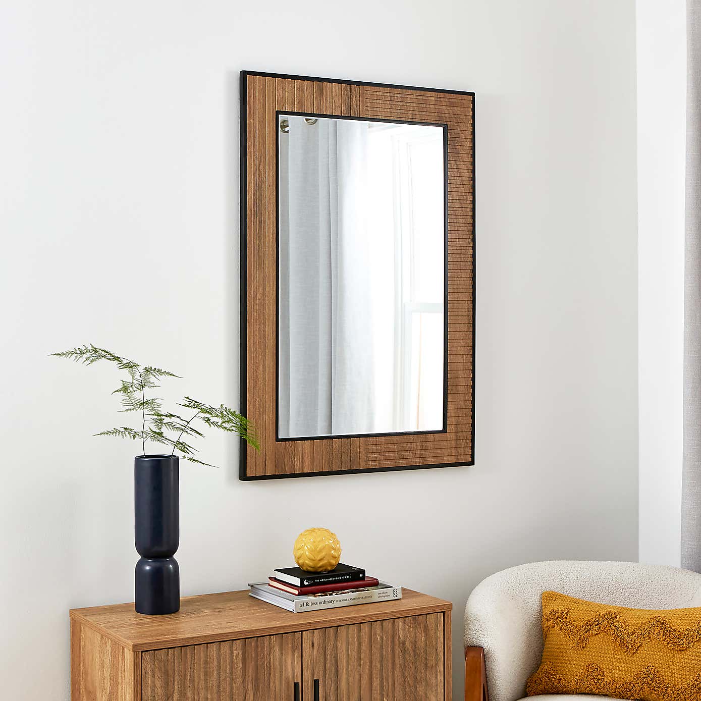 Bryant Rectangle Overmantel Wall Mirror