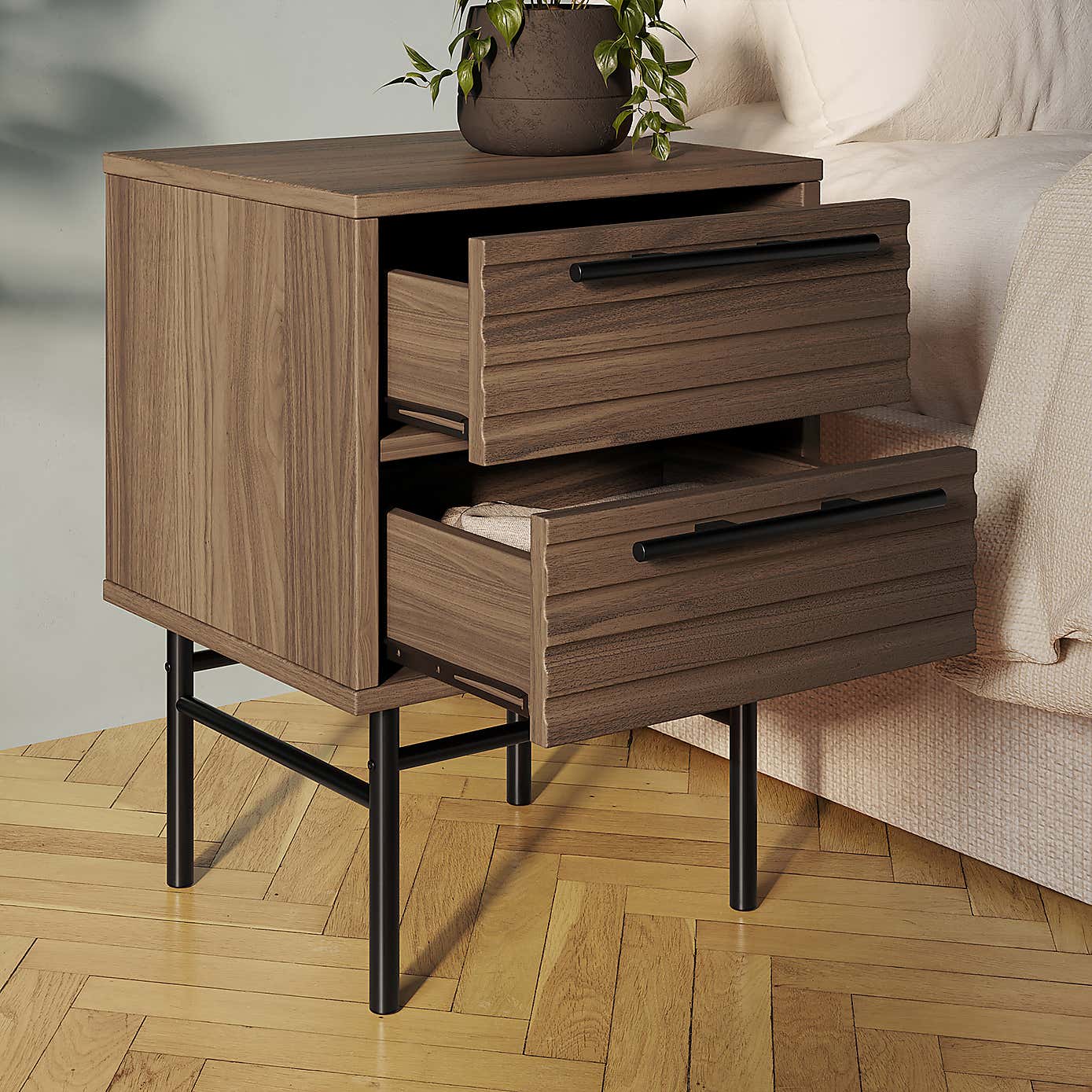 Bryant 2 Drawer Bedside