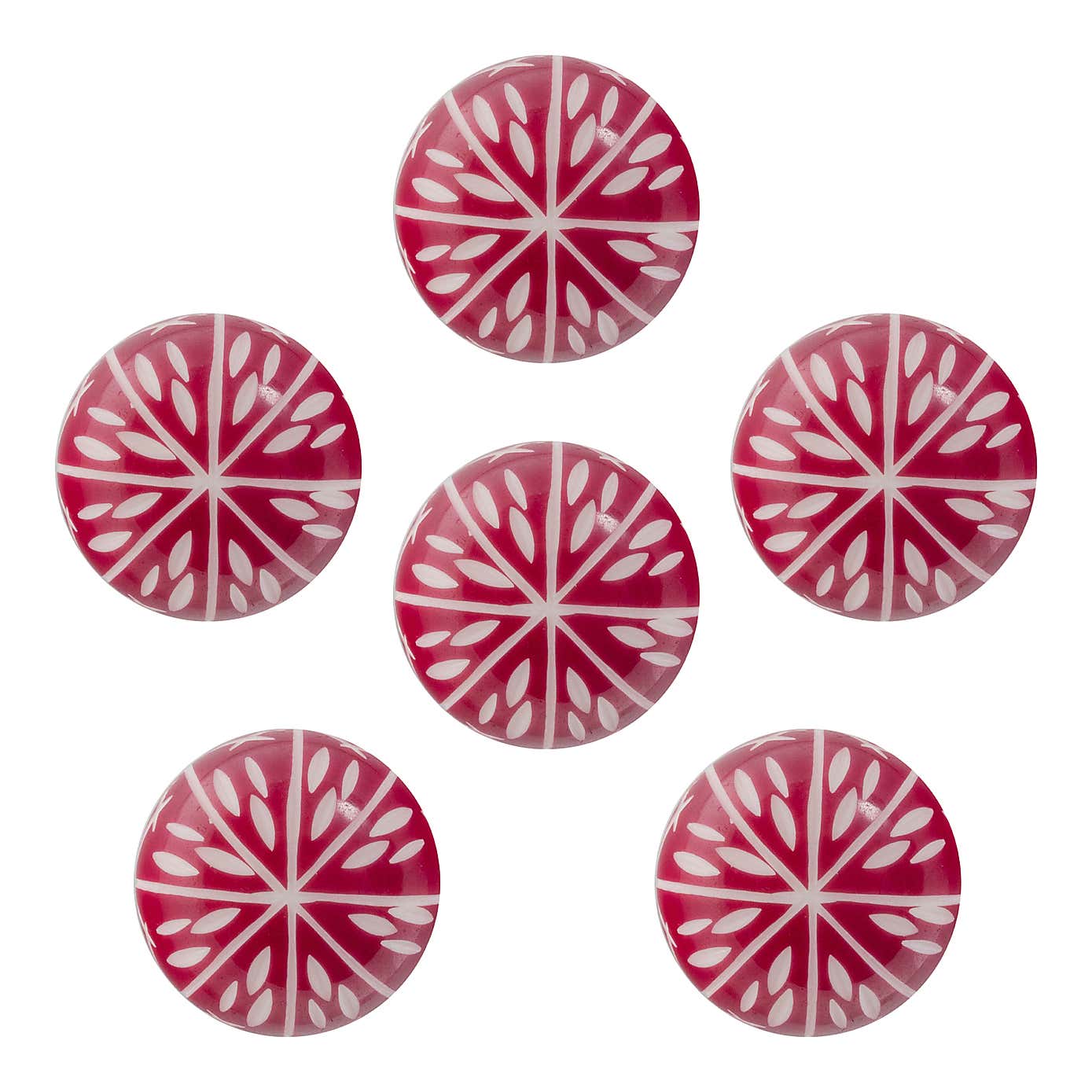 Pack of 6 Nicola Spring Resin Drawer Knobs