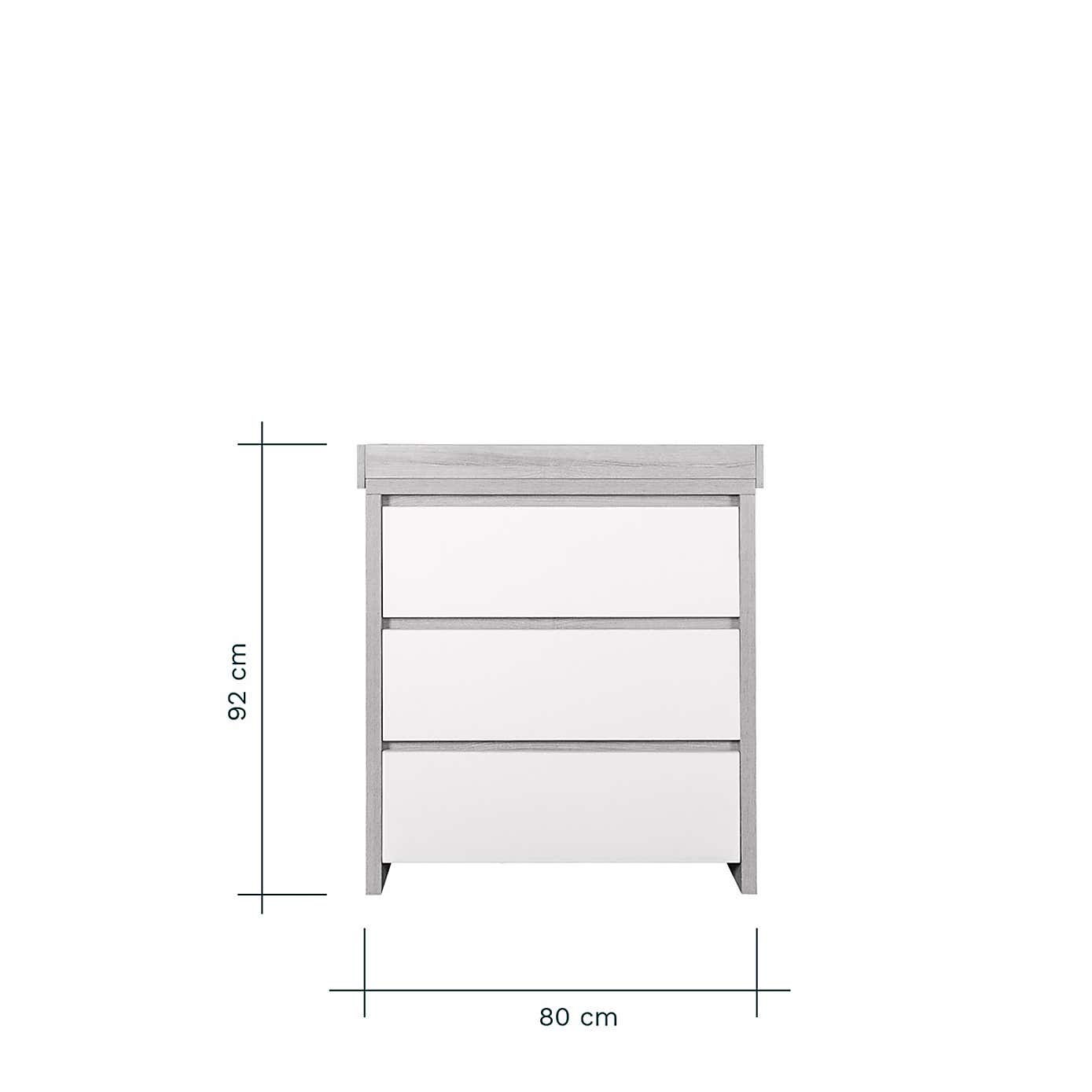 Tutti Bambini Modena 3 Drawer Changing Unit