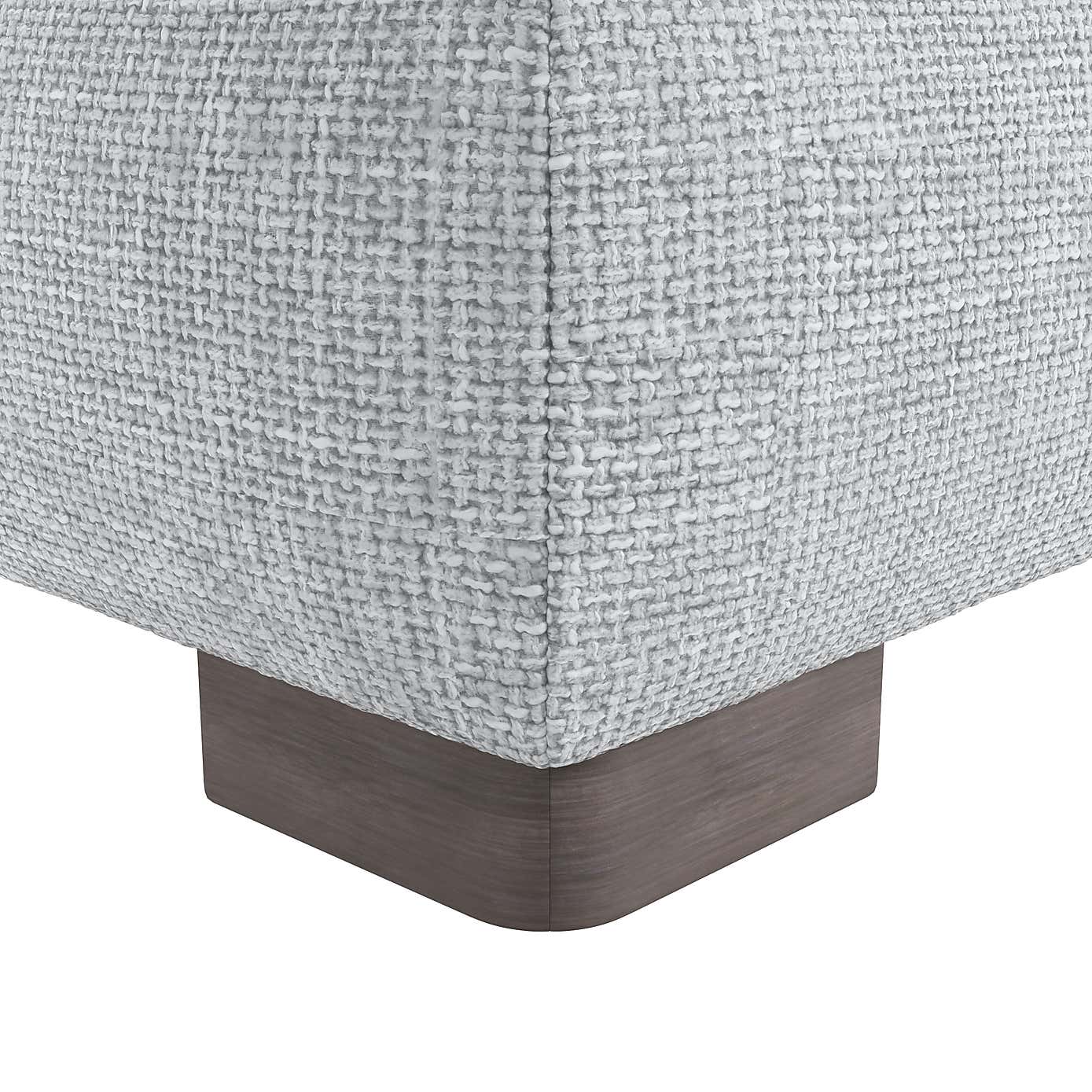 Carson Chunky Chenille Large Storage Footstool
