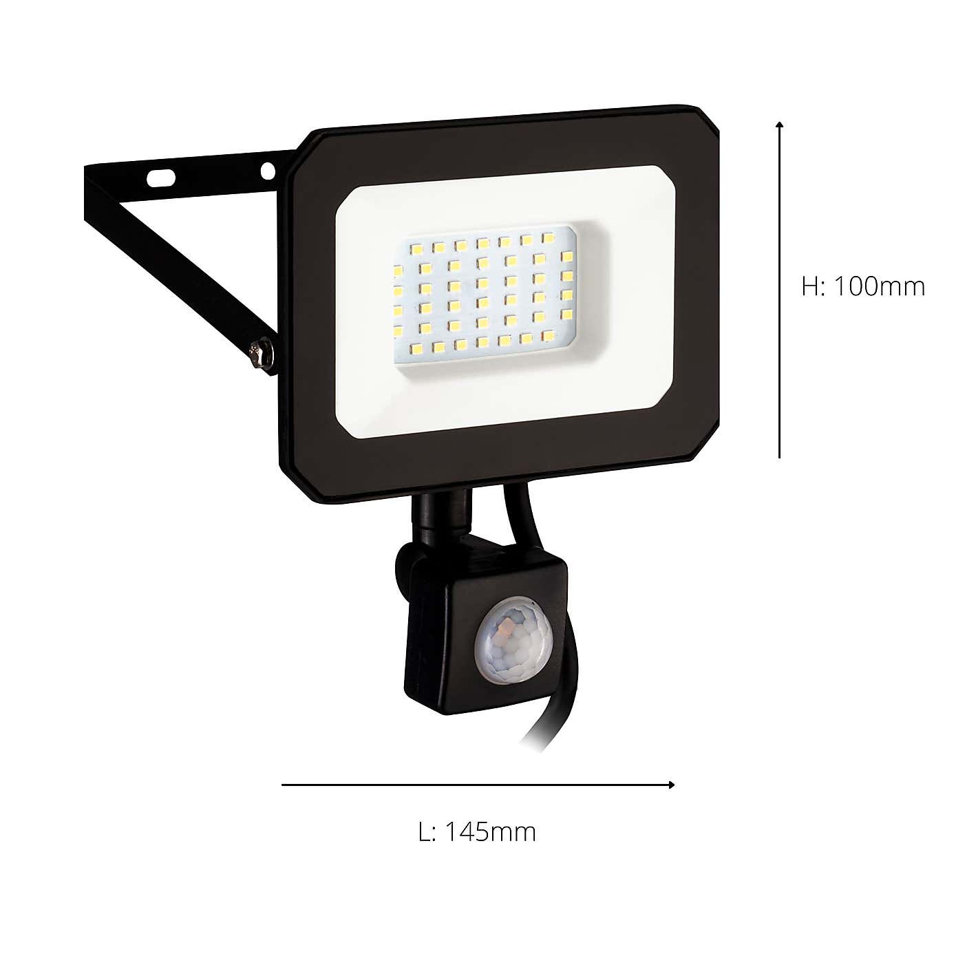 EGLO Risacca-E PIR Sensor Flood Light