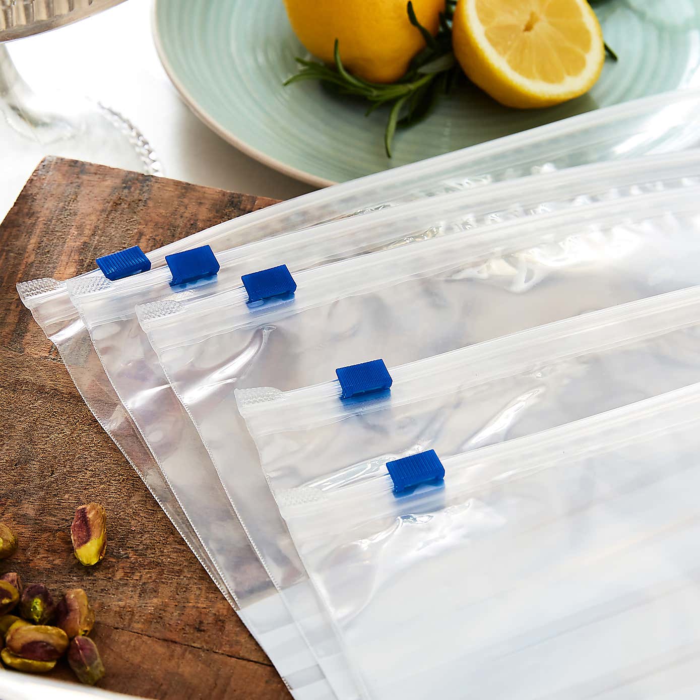 Pack of 25 Dunelm Zip Lock Bags