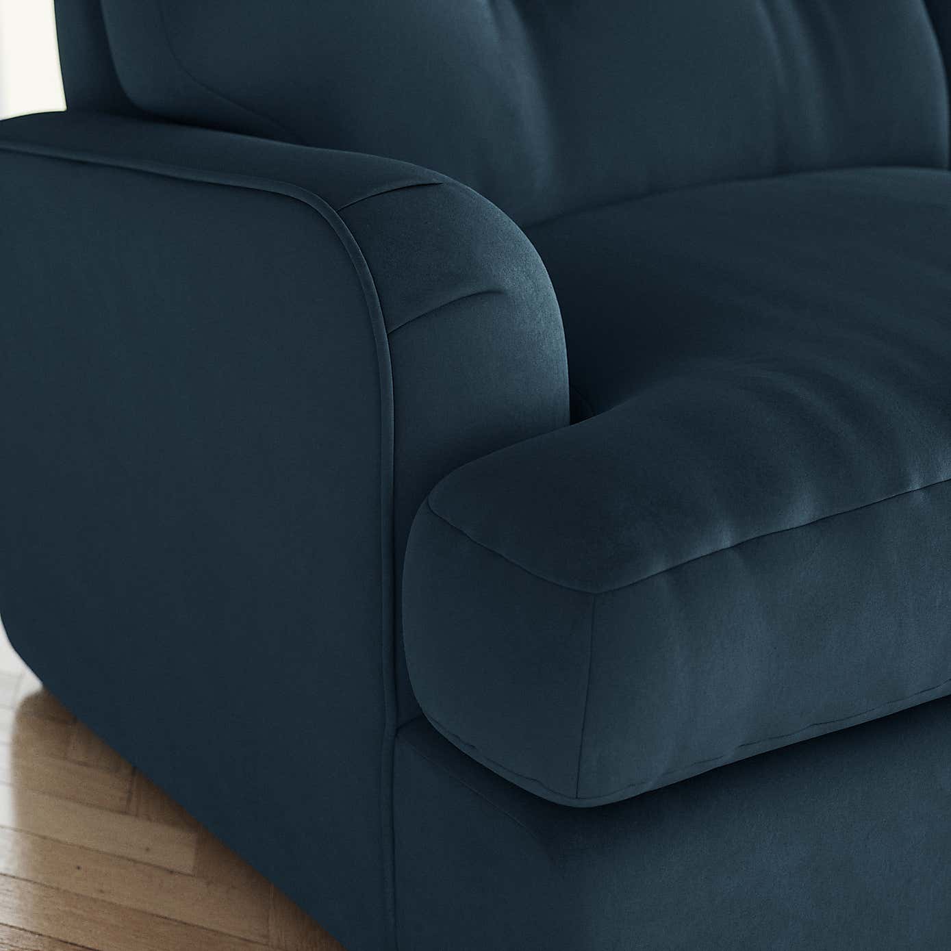 Martha Matte Plush Velvet 2 Seater Double Sofa Bed