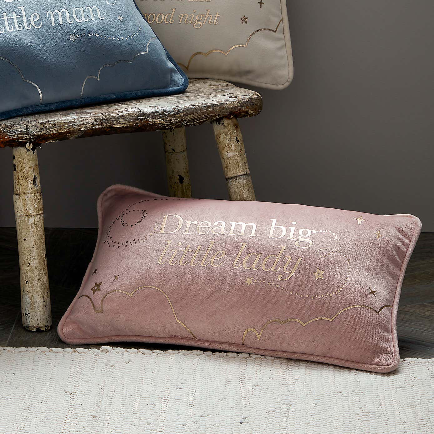 Bambino Little Lady Velvet Cushion