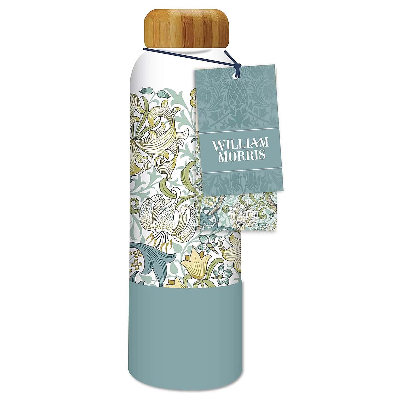 William Morris Golden Lily Glass Water Bottle
