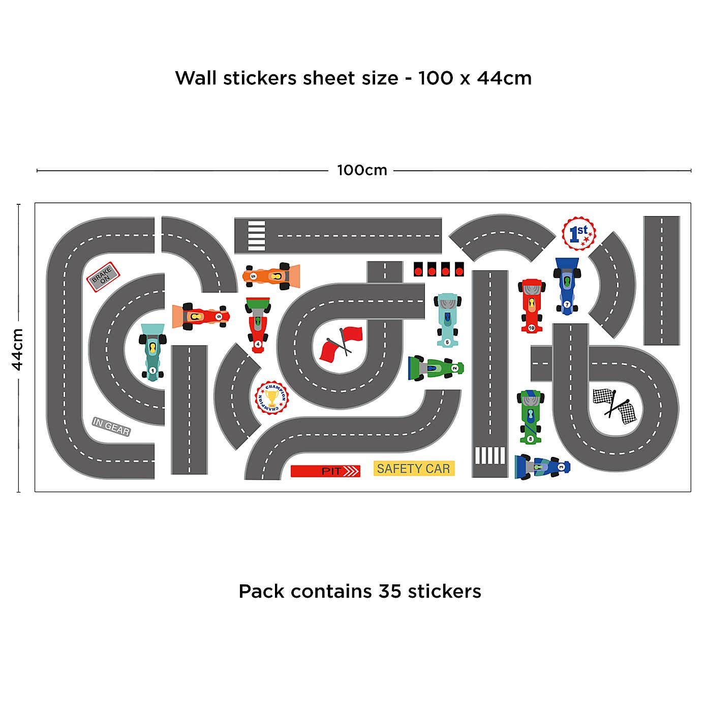 Transport Large Wall Sticker