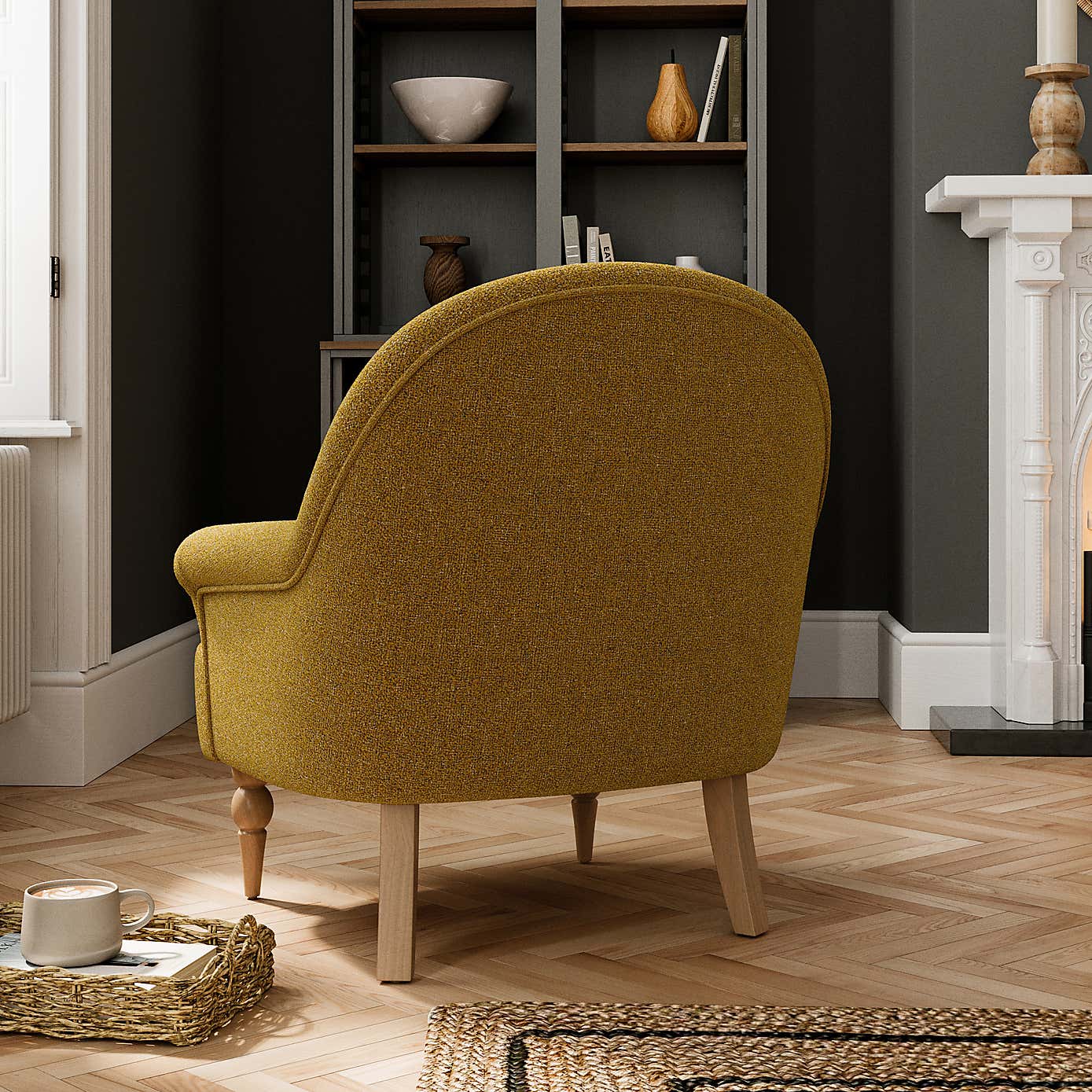 Petit Armchair, Multi Tone Boucle