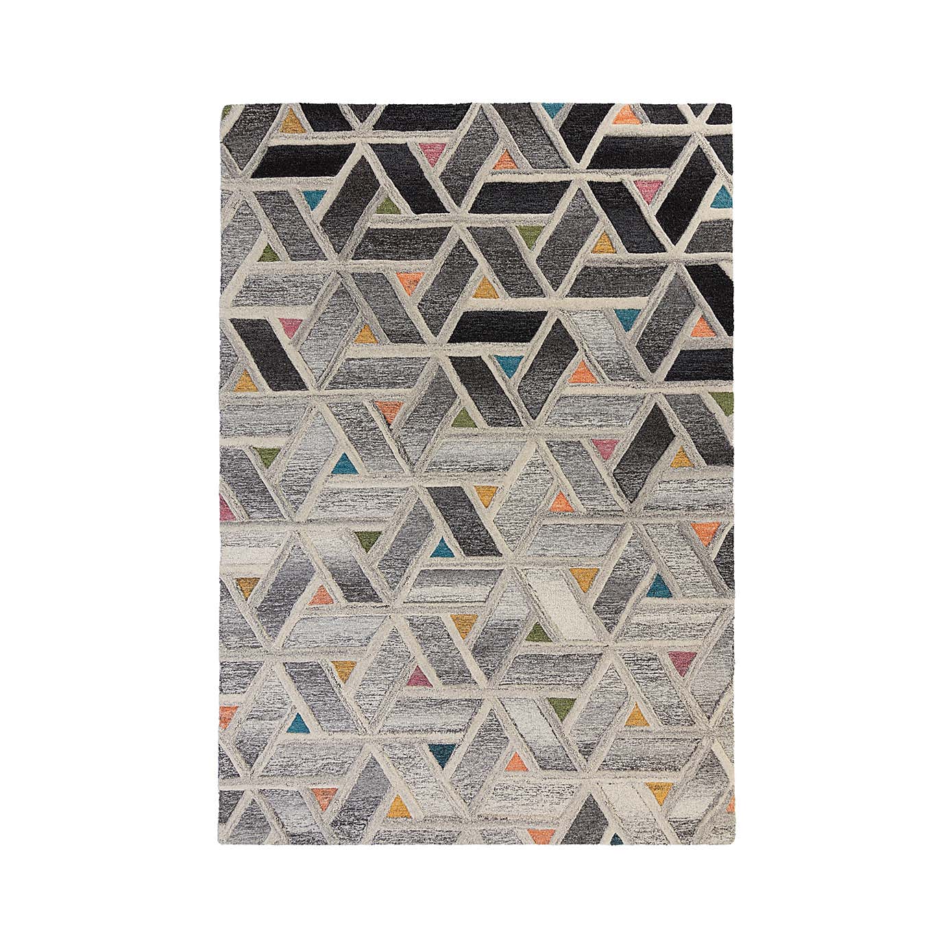 River Geometric Rug