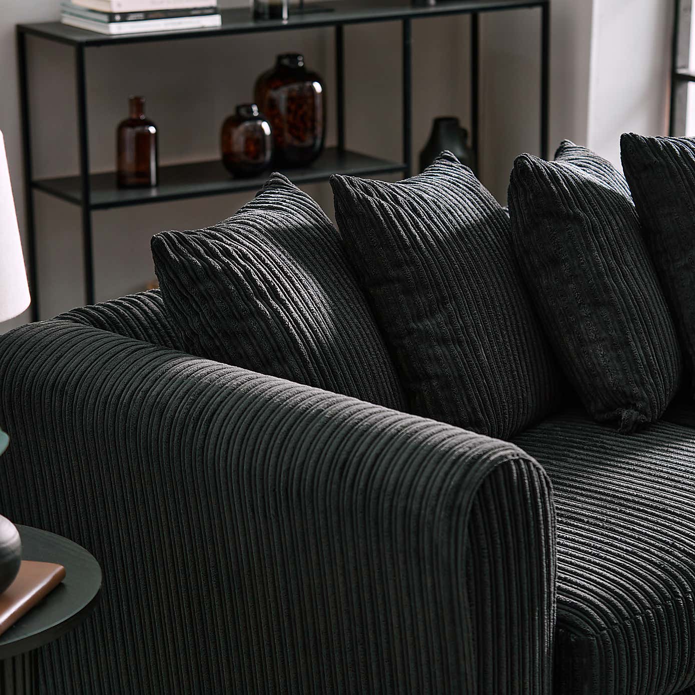 Blake Jumbo Cord Right Hand Corner Sofa