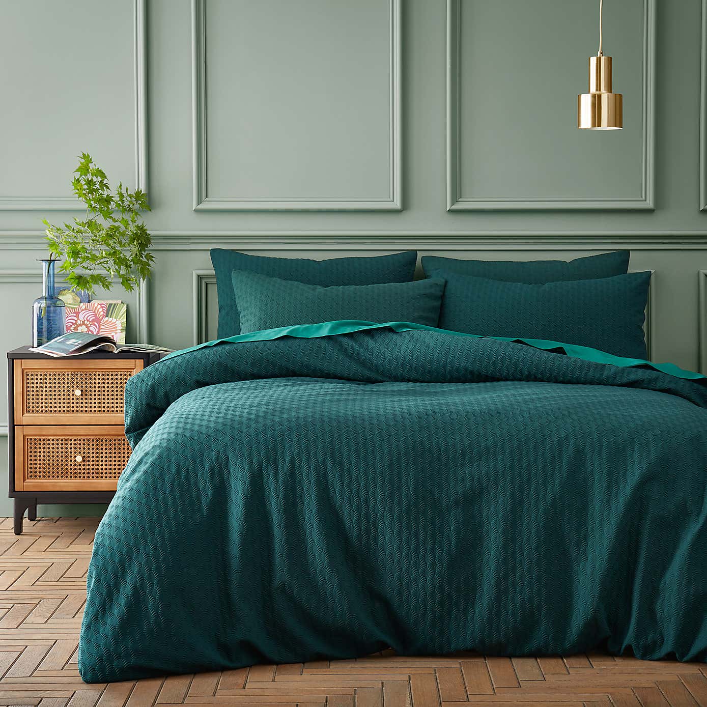 Deco Fan Standard Pillowcase Pair