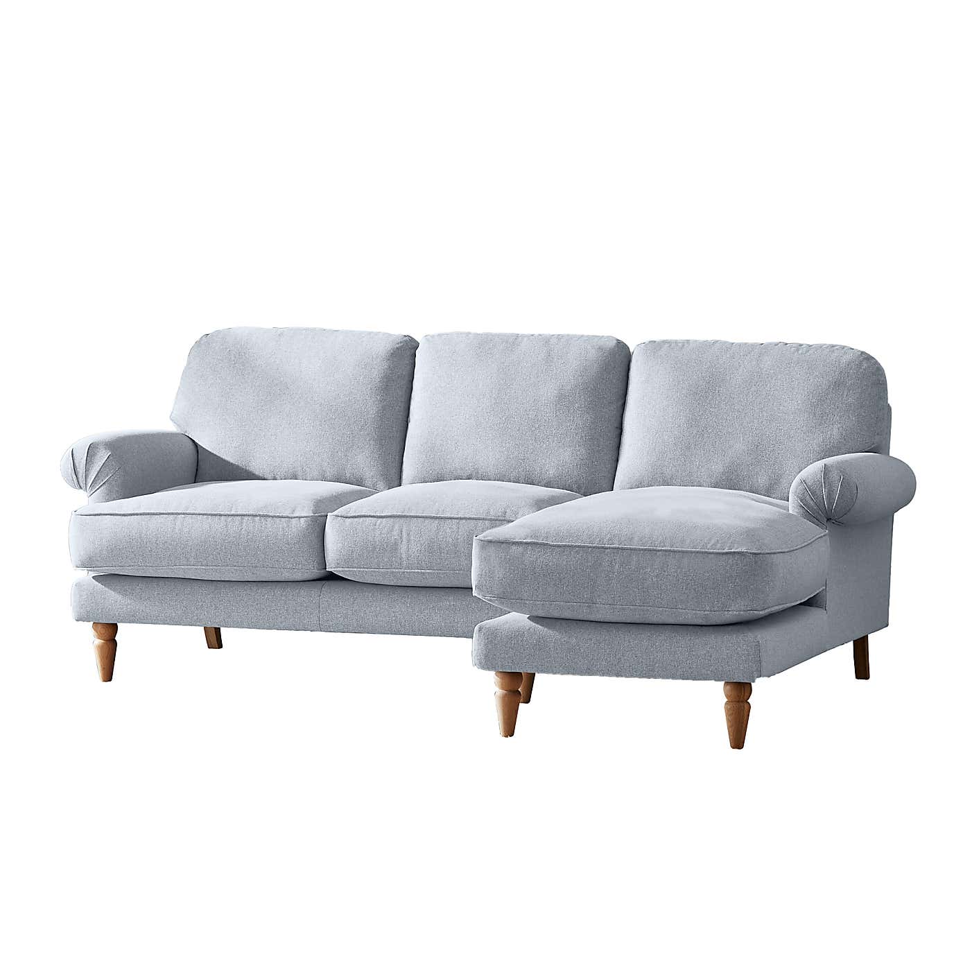 Jolene Soft Texture Corner Chaise Sofa