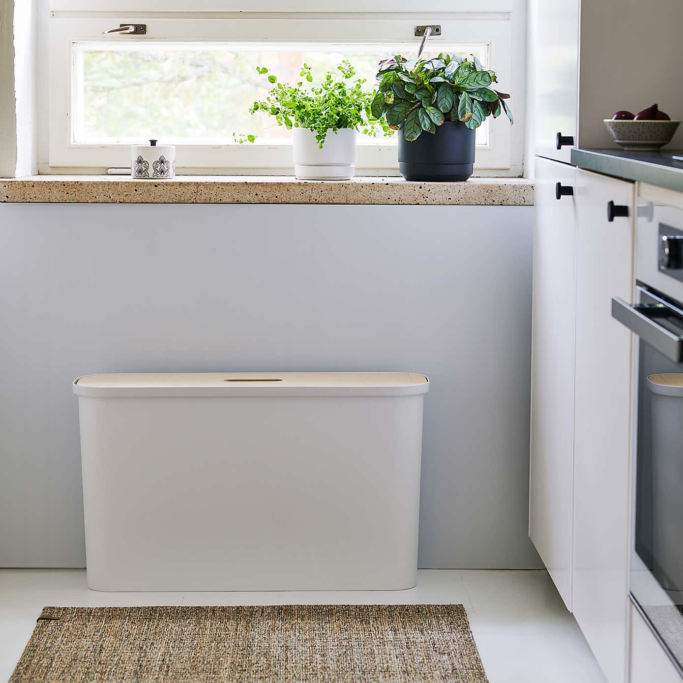 SmartStore Collect Slim Recycling Solution 46L, White