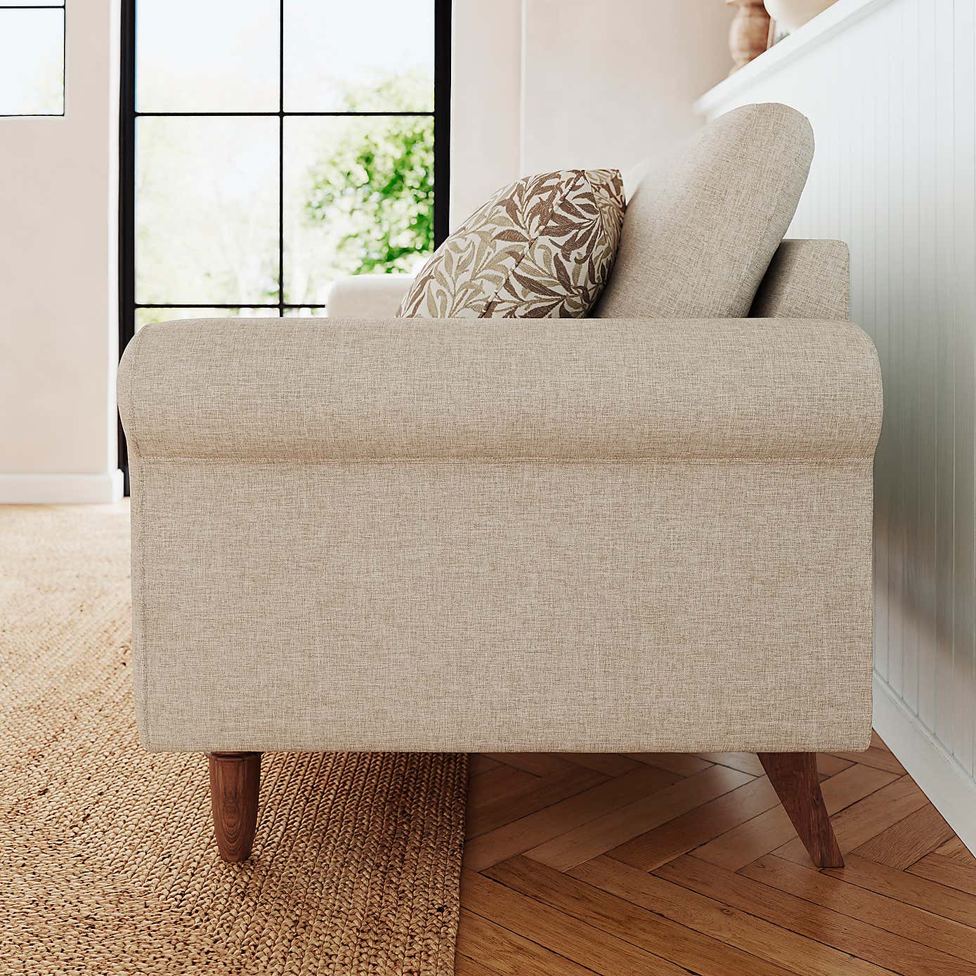 Maeve Compact Flatweave 3 Seater Sofa