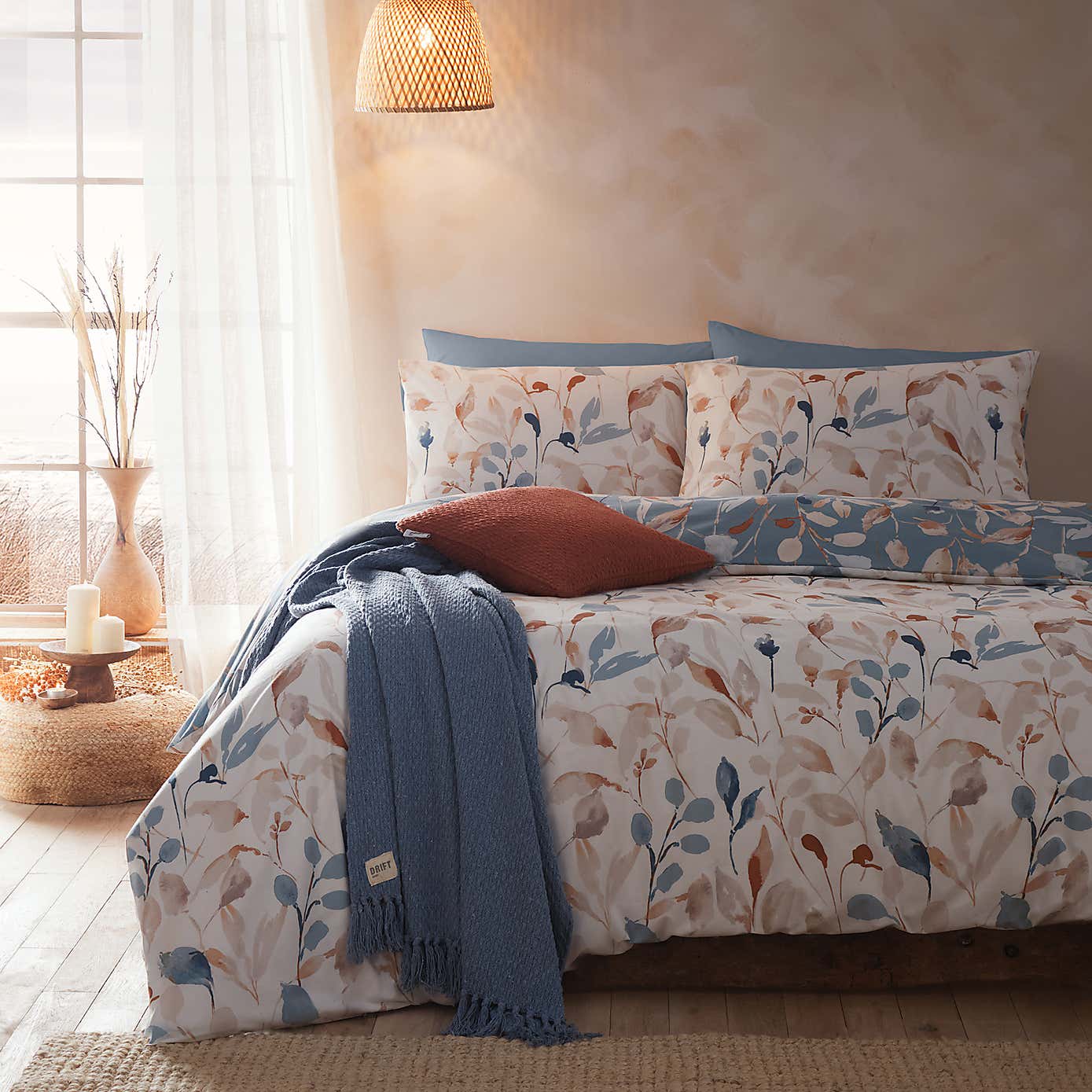 Anya Polycotton Duvet Cover & Pillowcase Set