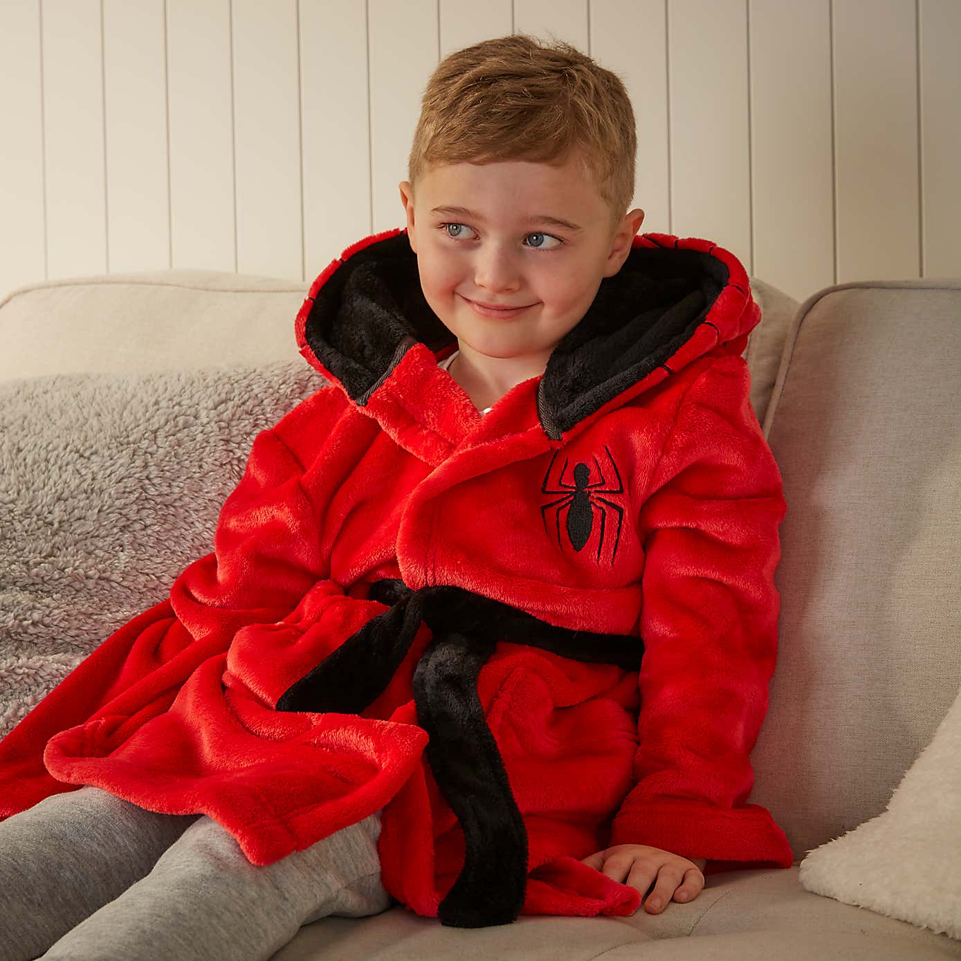 Kid's Spiderman Dressing Gown