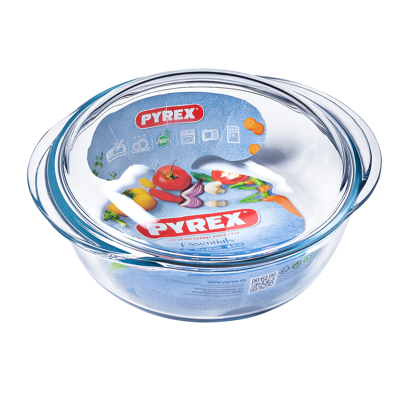 Pyrex Essentials Casserole Dish 2.2L