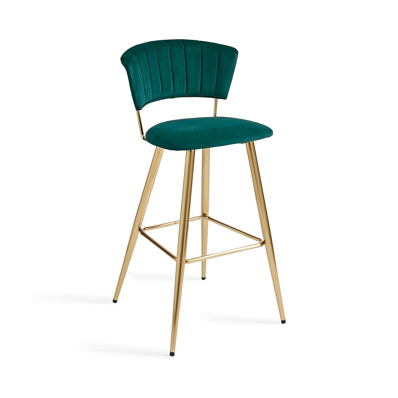 Kendall Velvet Bar Stool