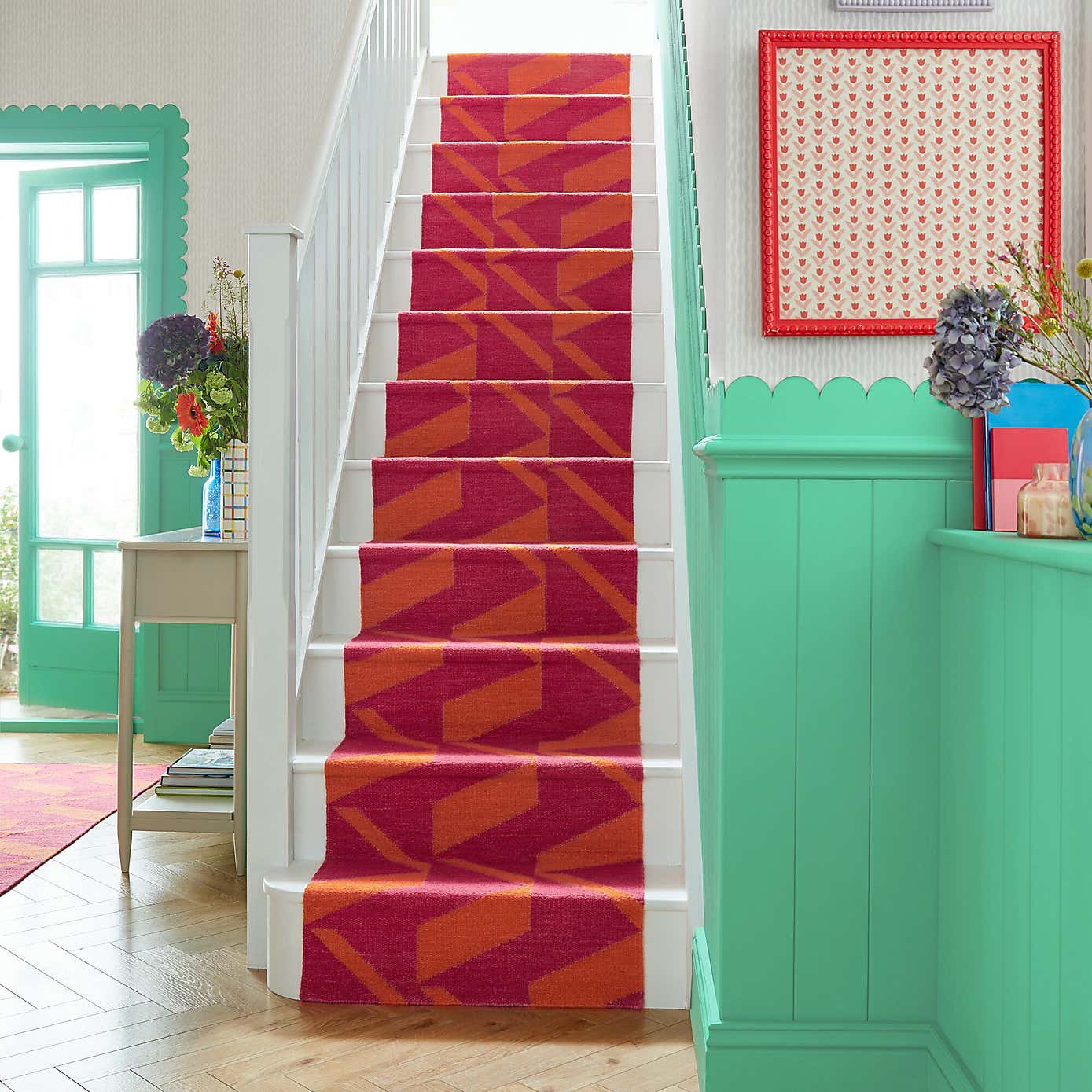Sophie Robinson Zig Zag Wool Stair Runner