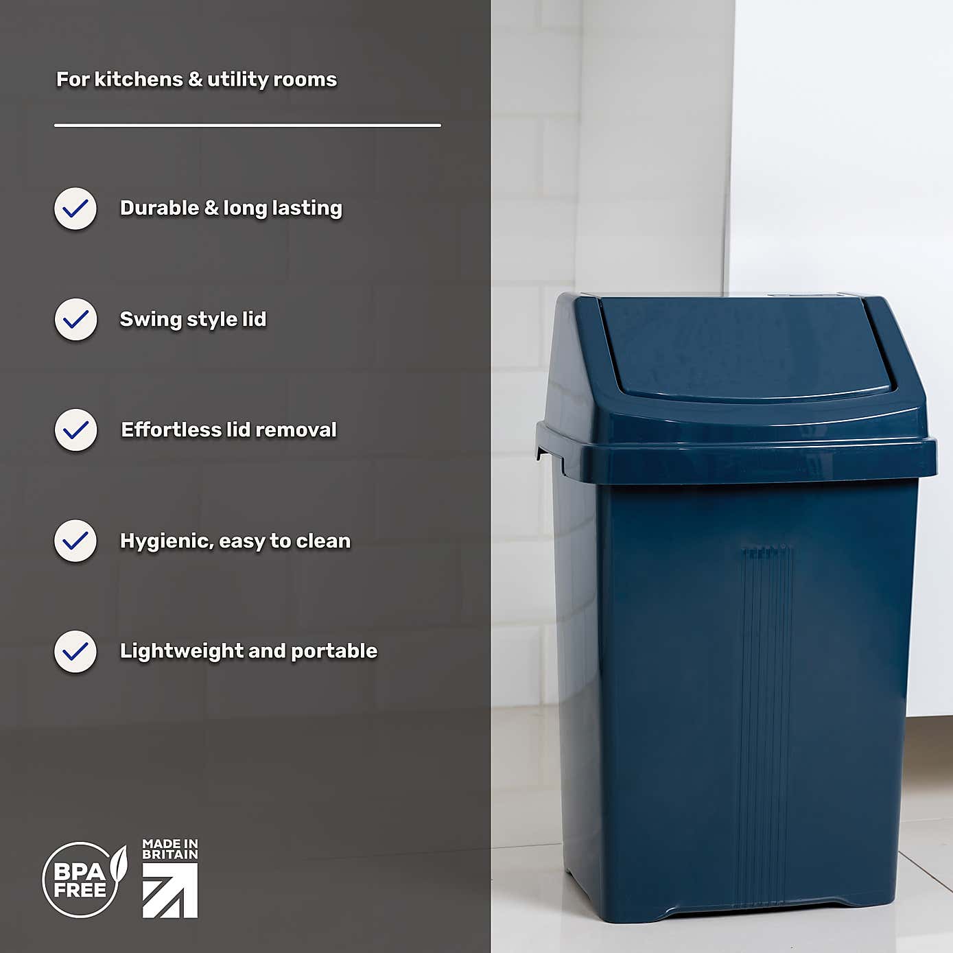 Wham Casa 25L Swing Bin