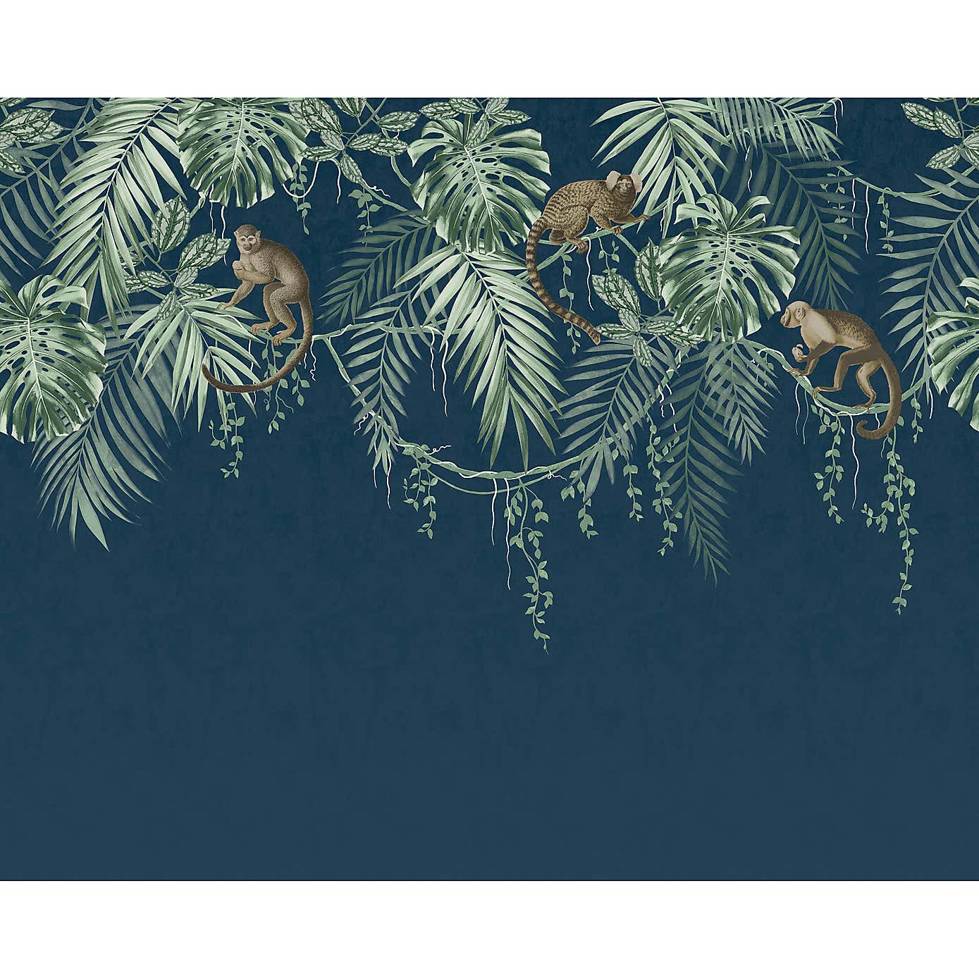 Monkey Vines Wall Mural