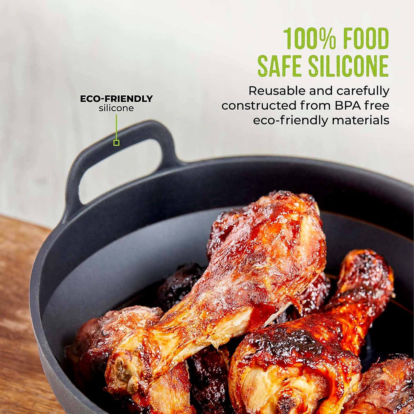 Tower Set of 2 Round Foldable Trays