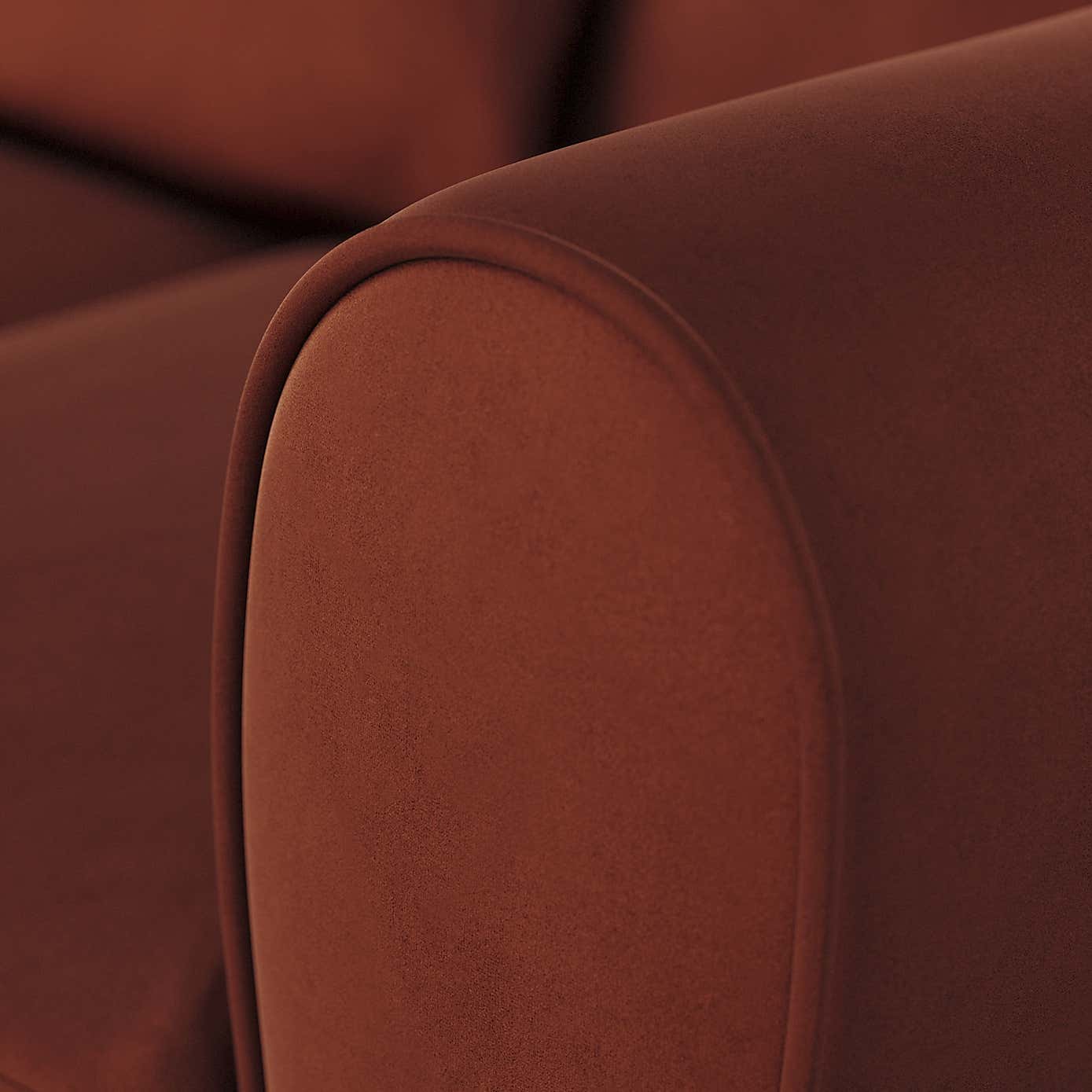 Blake Curved Arm Opulent Velvet Corner Chaise Sofa